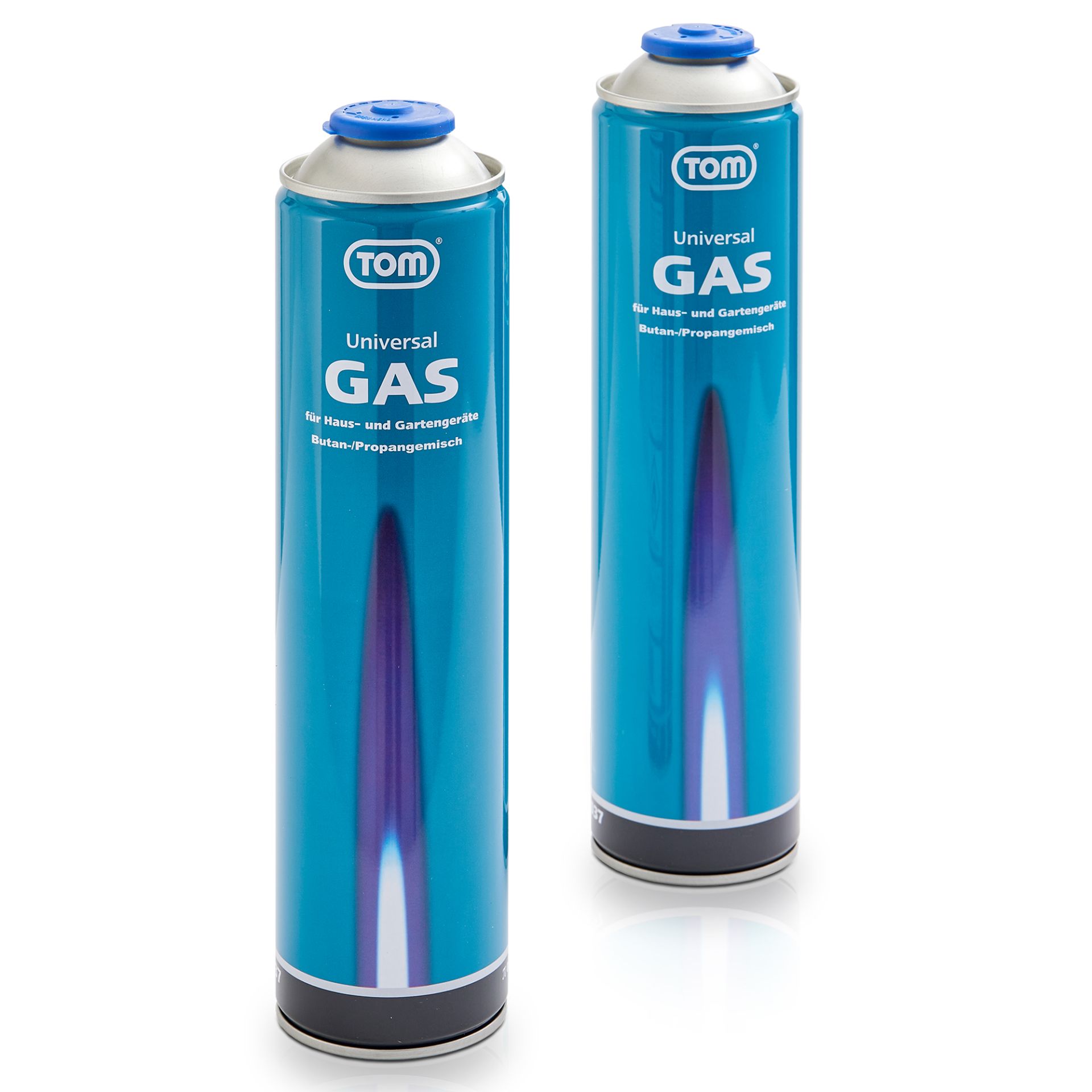 2 mal TOM Universal Gas 600 Milliliter / 336 Gramm Dose LG-600 Schraubkartusche