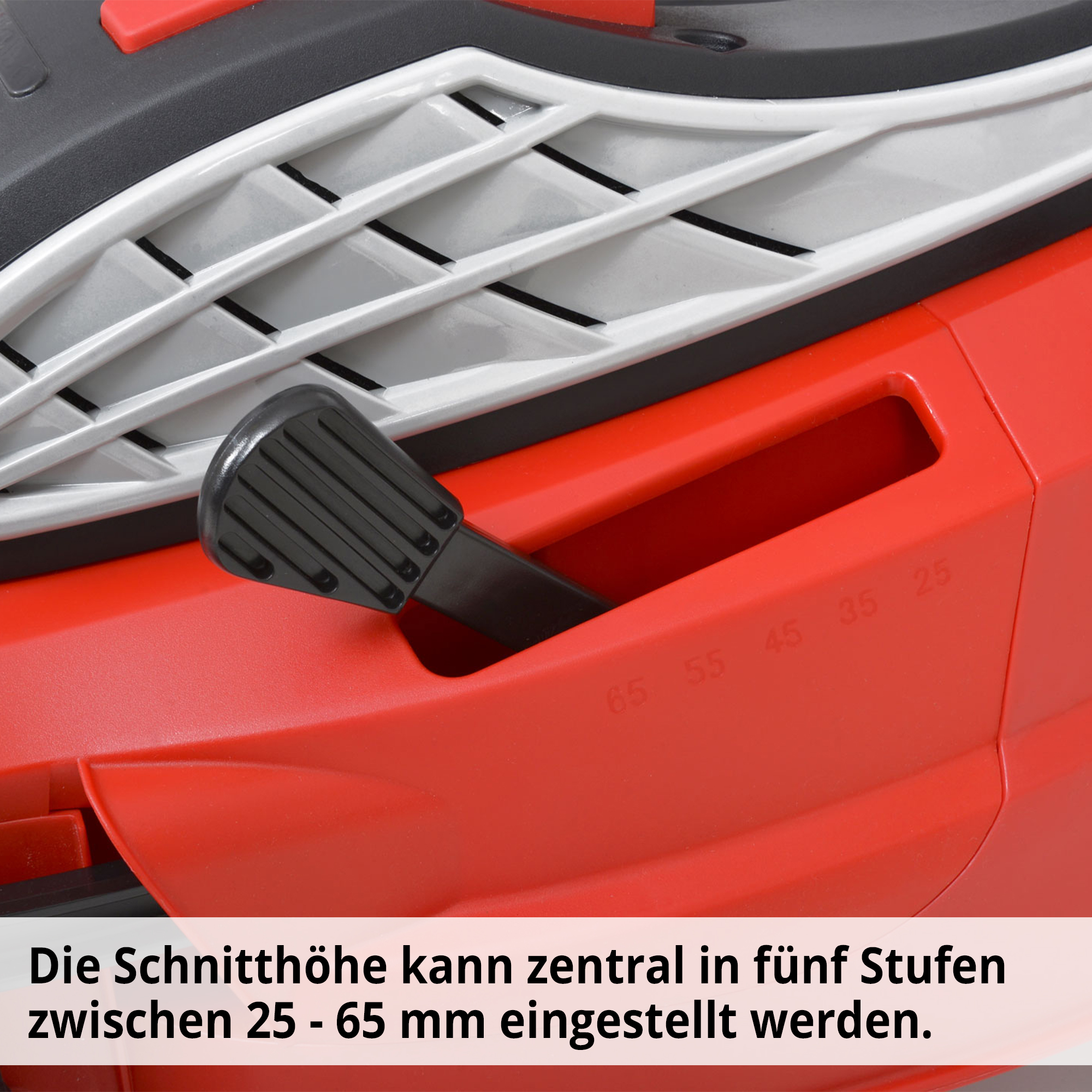 Hecht Elektro-Rasenmäher 1638 R mit 5-fach Schnitthöhenverstellung für ein ideales Ergebnis 