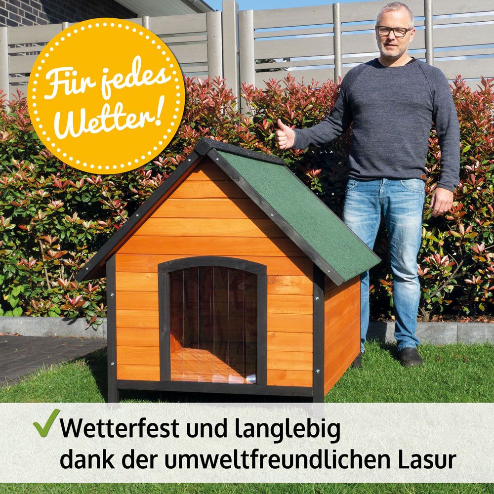 Hundehütte Luna XL; wetterbeständig Hundehütte Luna XL; wetterbeständig