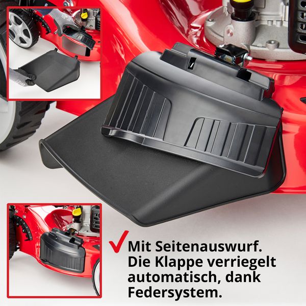 HECHT Benzin-Rasenmäher 548 SW Benzin-Rasenmäher mit verschließbarem Seitenauswurf HECHT Benzin-Rasenmäher 548 SW Benzin-Rasenmäher mit verschließbarem Seitenauswurf