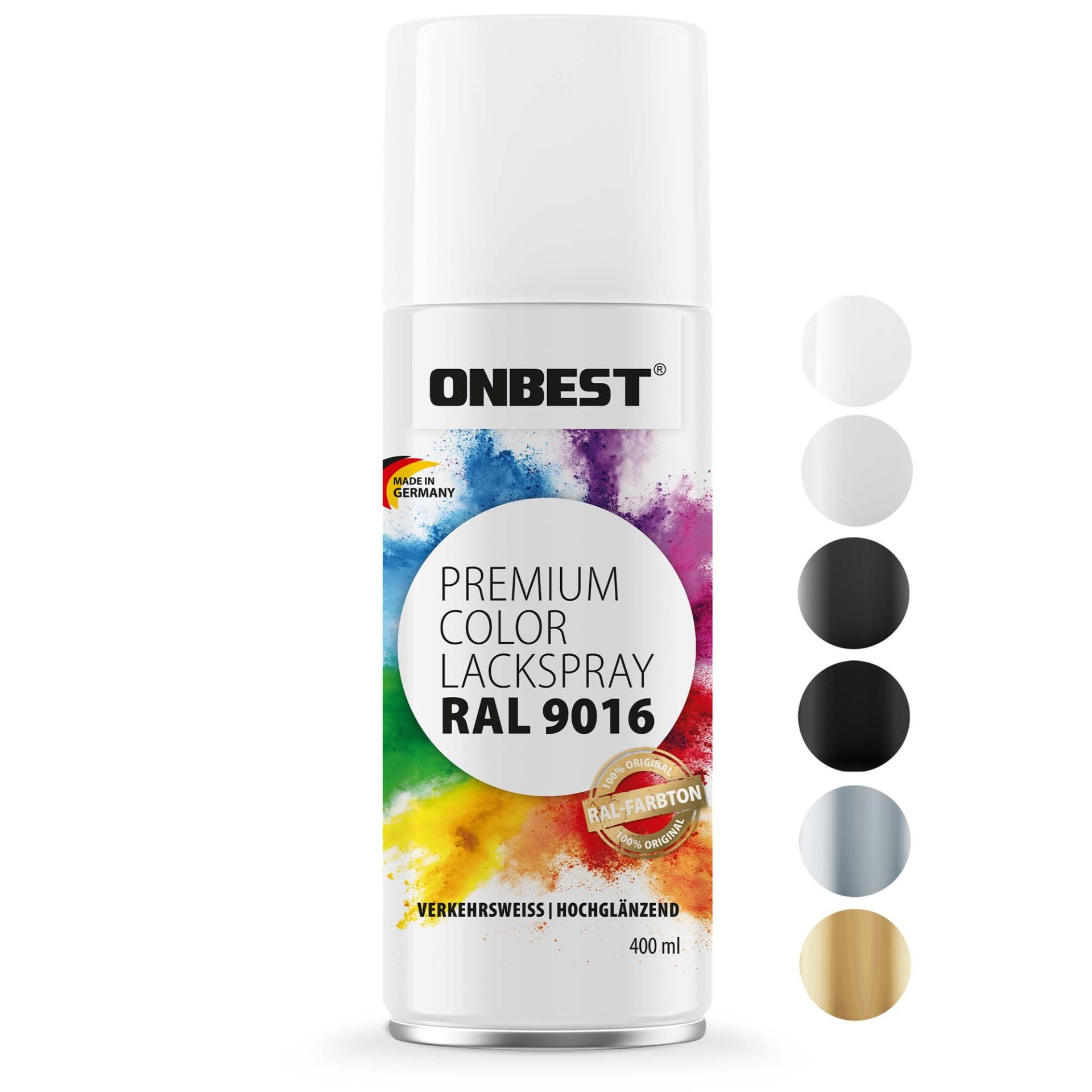 Lackspray Tiefschwarz - Verschiedene Farben verfügbar