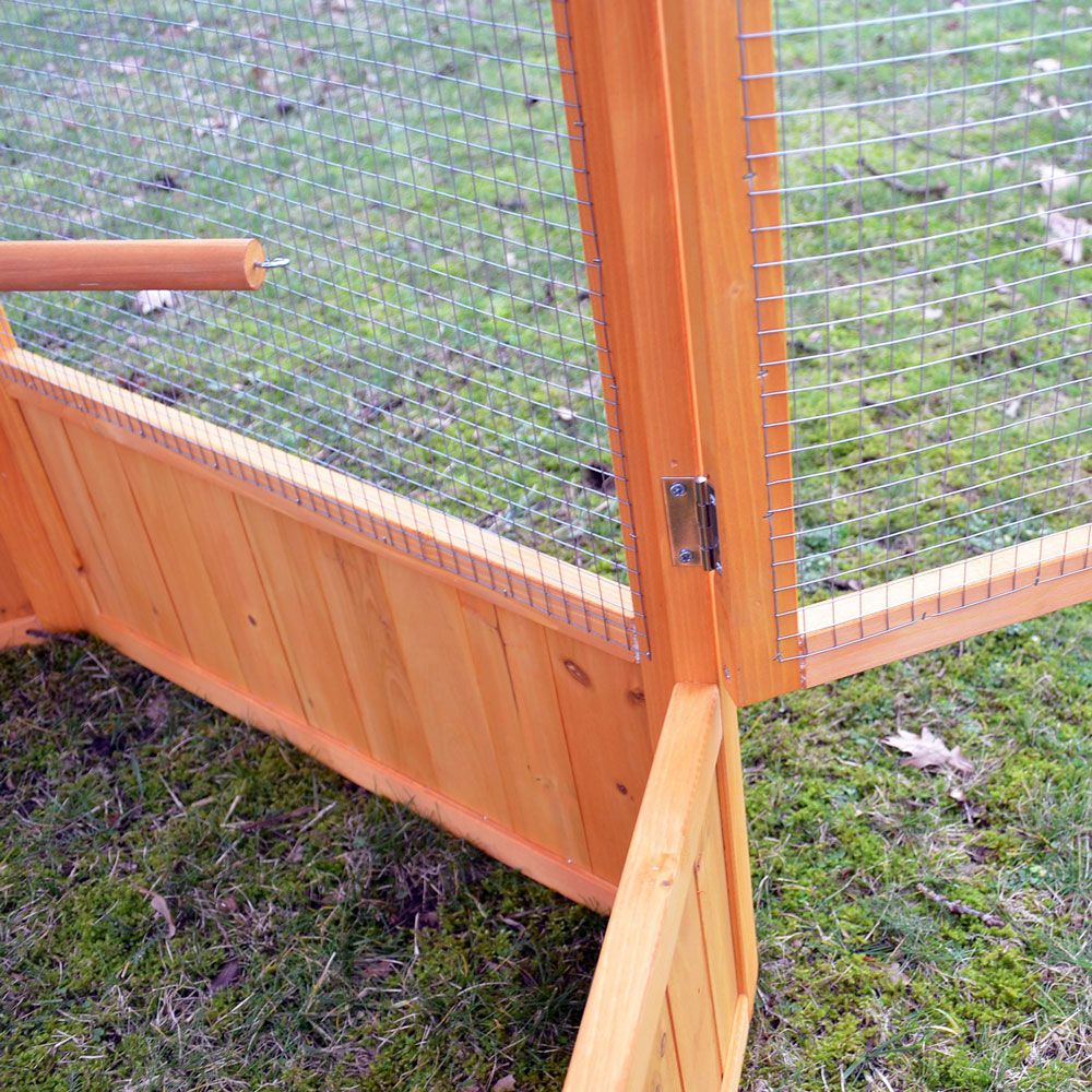 zooprinz Vogelvoliere Maxi sichere Scharniere  zooprinz Vogelvoliere Maxi sichere Scharniere