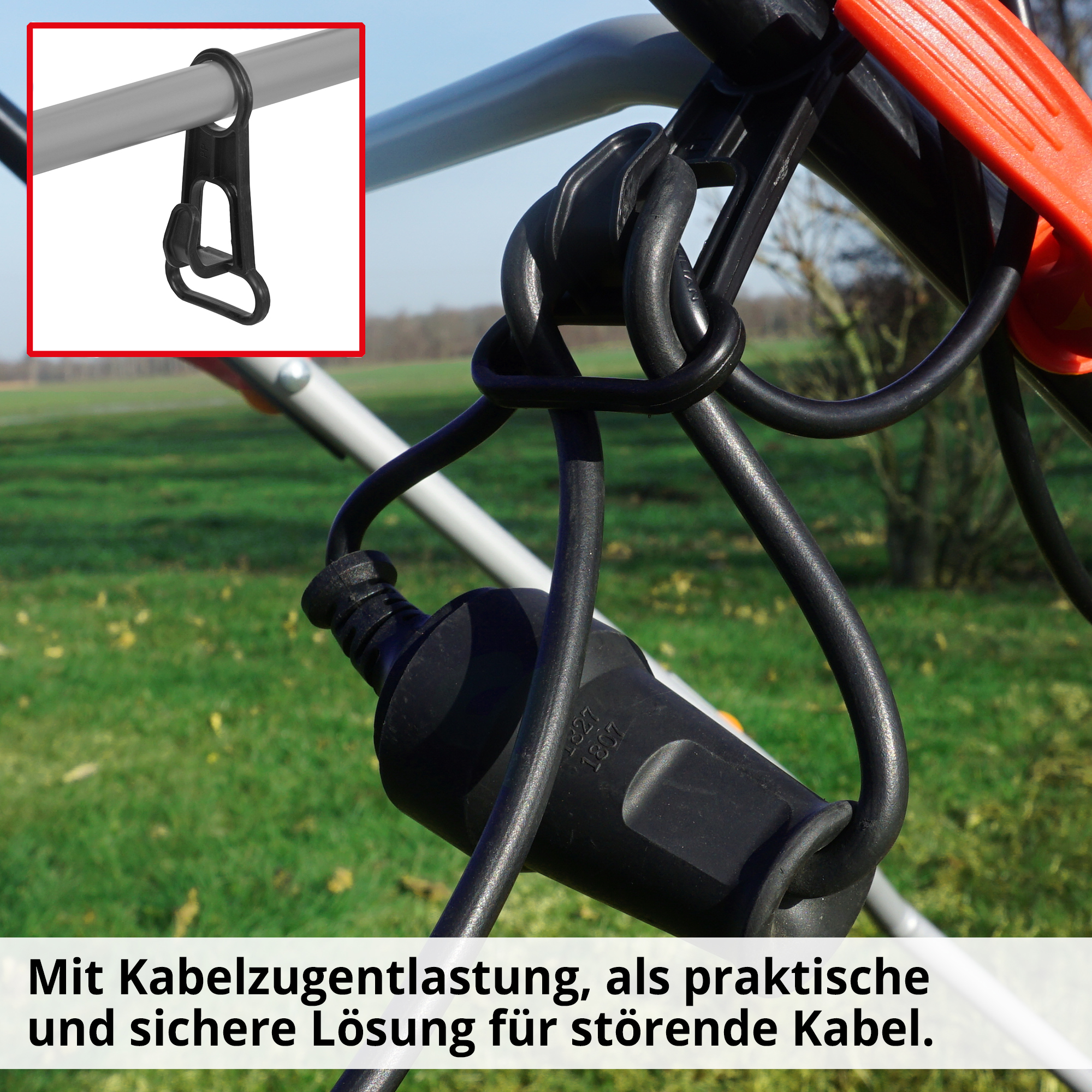 HECHT Elektro Vertikutierer »1848« Vertikutierer mit Kabelzugentlastung