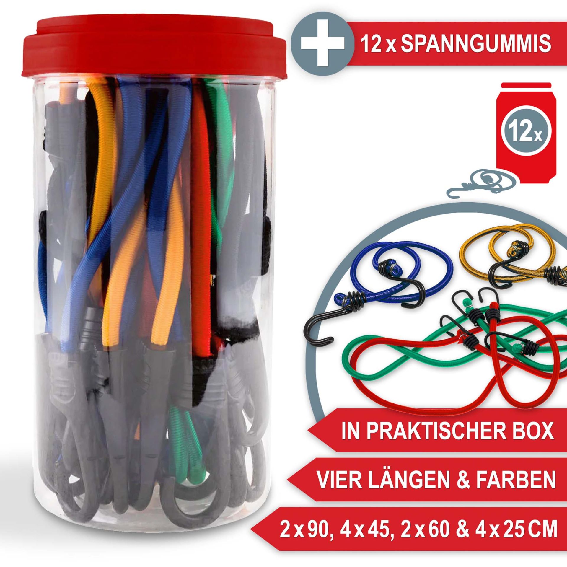 Treppensackkarre klappbar - In praktischer Box, vier längen und Farben