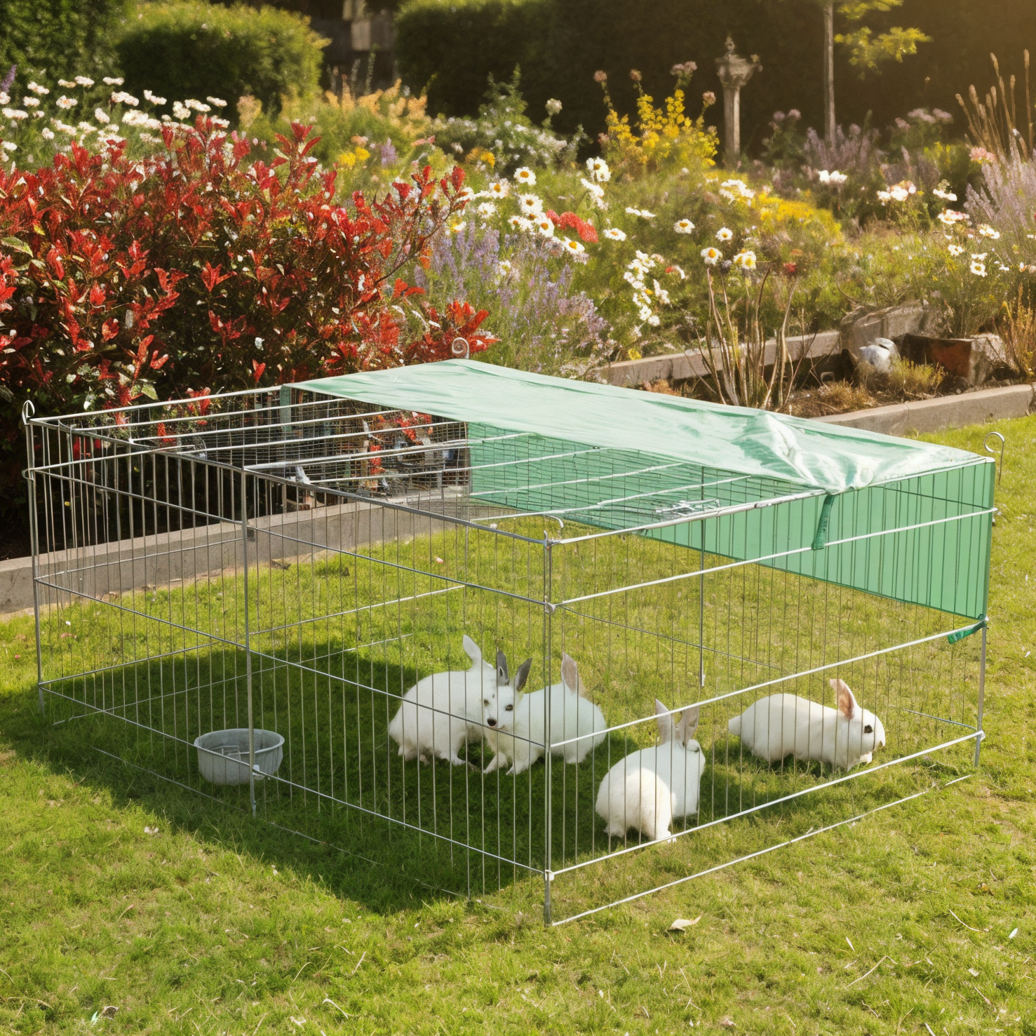 Freilauf Auslauf Gehgege Kaninchen Hasen XL von zooprinz  Freilauf Auslauf Gehgege Kaninchen Hasen XL von zooprinz