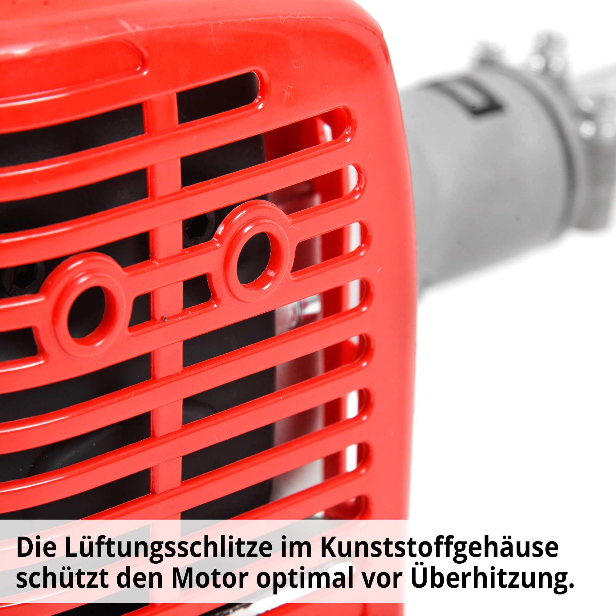 Benzin-Freischneider mit Lüftungsschlitzen für langes arbeiten