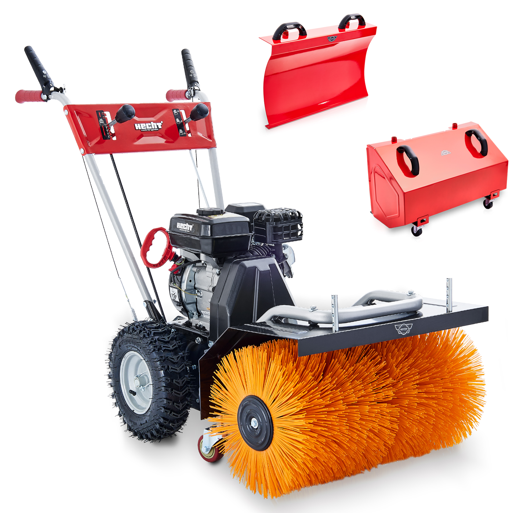 43857-titelbild_1 Hecht 8615 Kehrmaschine SET