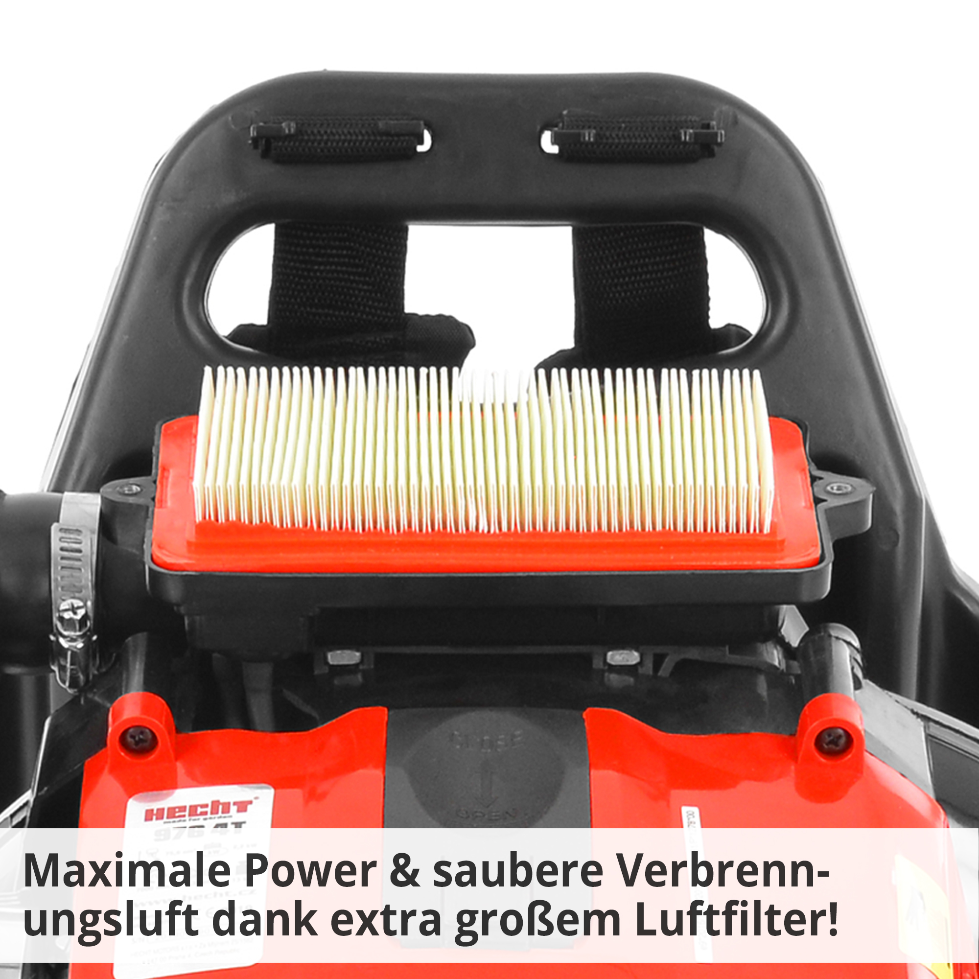Hecht Gartenbläser mit leistungsstarkem Luftfilter für Maximale Power