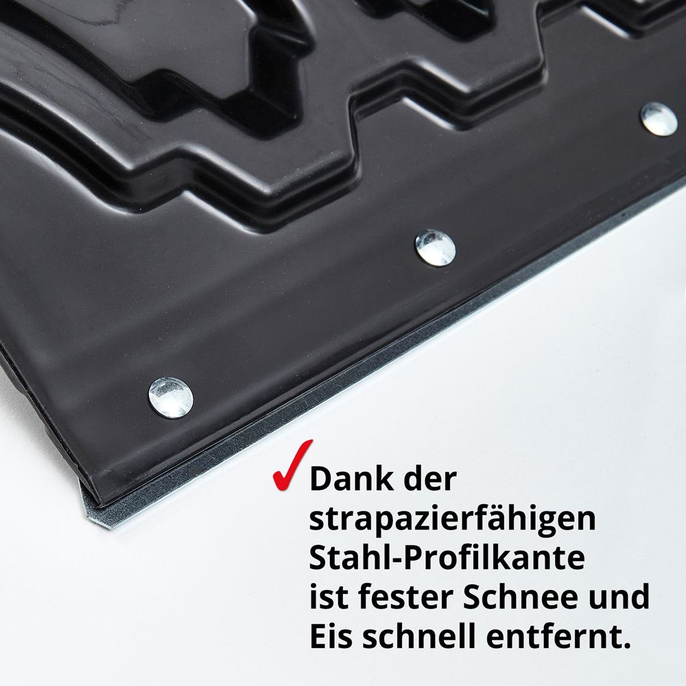 HECHT Schneeschieber 661 GT Schneeschieber mit stahl Profilkante