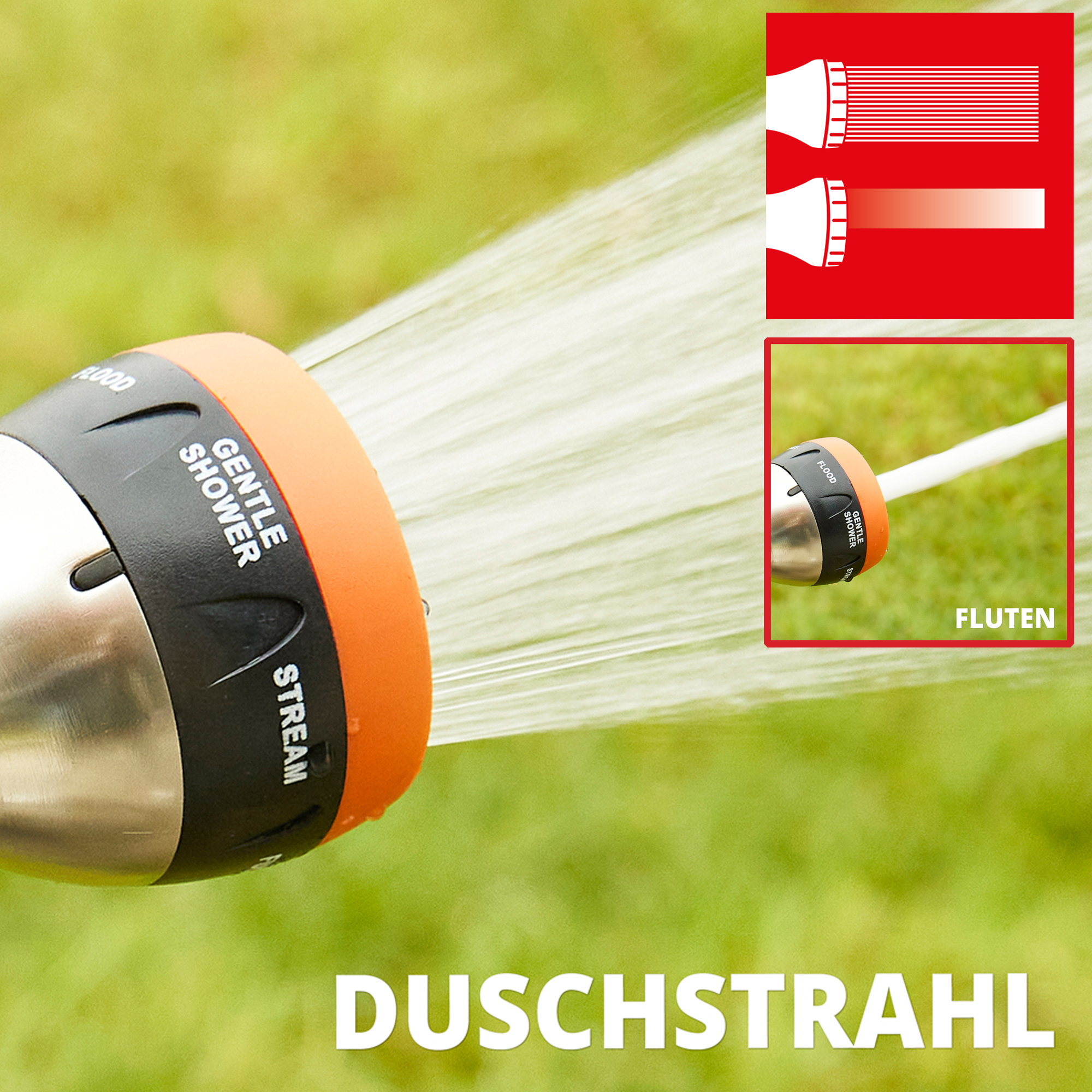 HECHT Handbrause »02096« Handbrause mit Duschstrahl