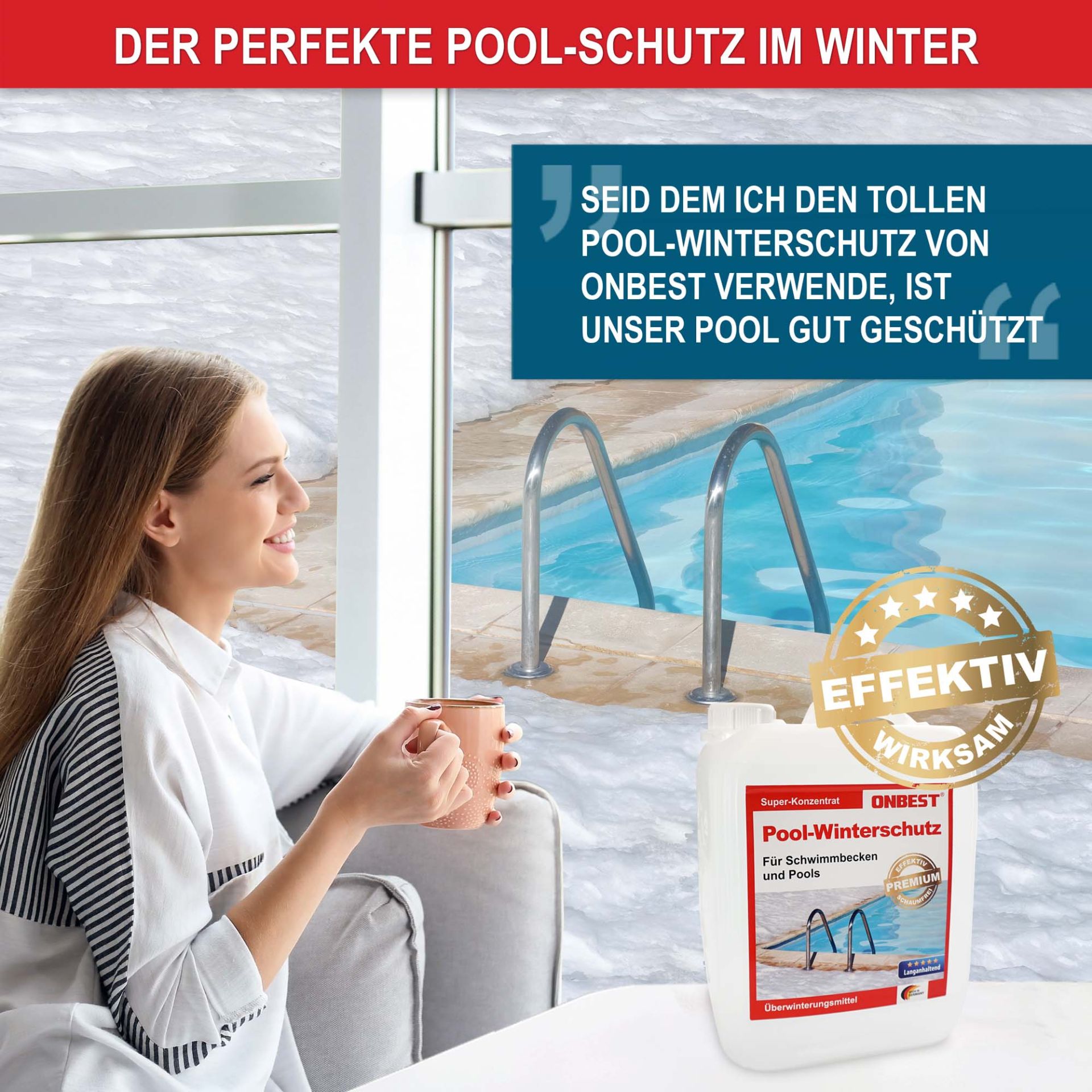 Pool Winterschutz 3L - Effektiv Wirksam Pool Winterschutz 3L - Effektiv Wirksam