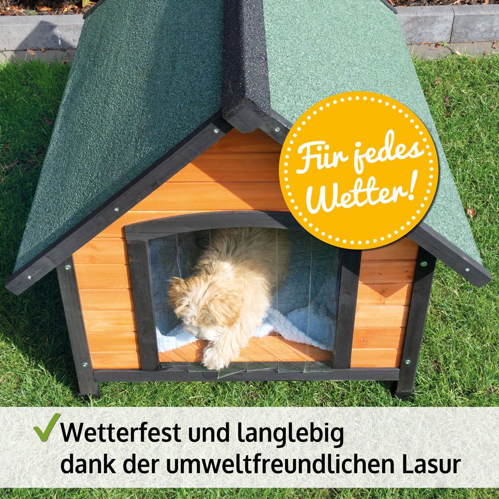 Hundehütte Luna L; Wetterbeständig