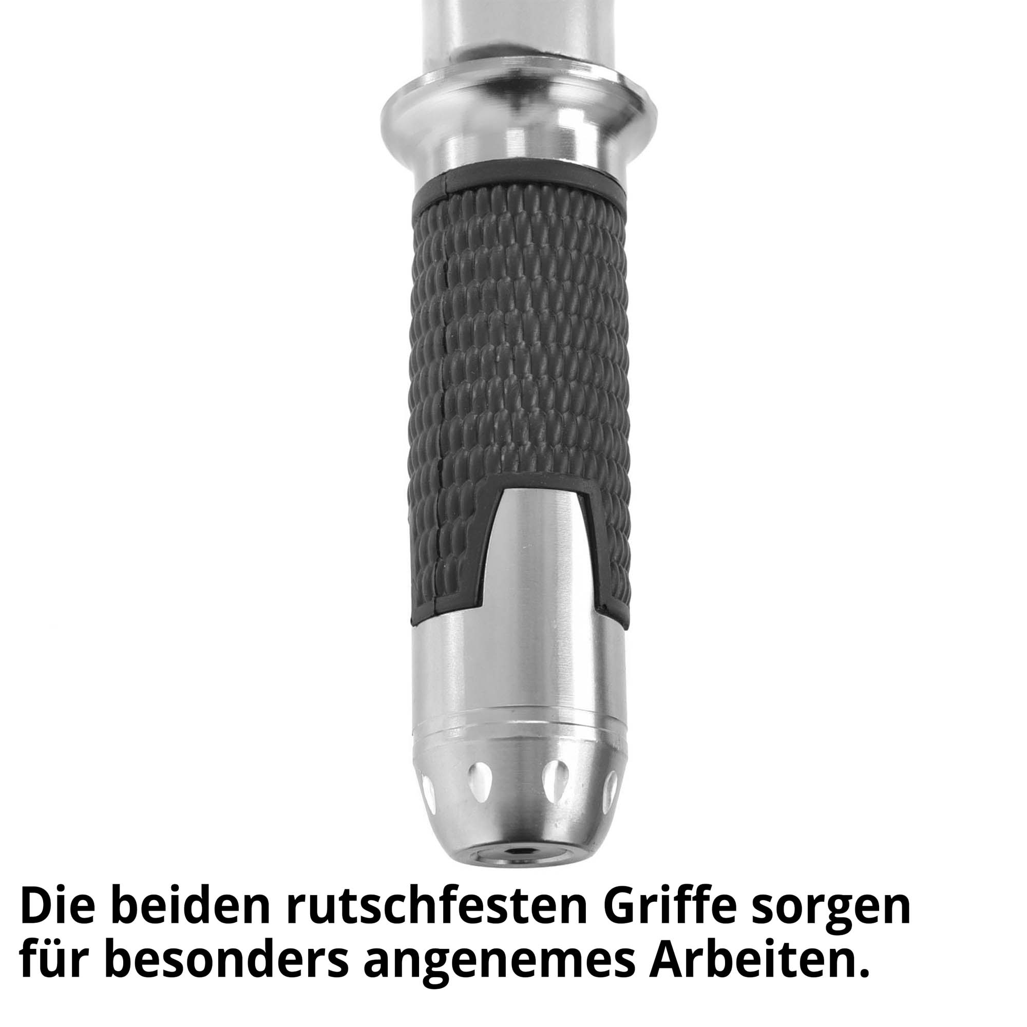 Elektro-Schubkare mit rutschfesten Griffen für bequemes arbeiten 