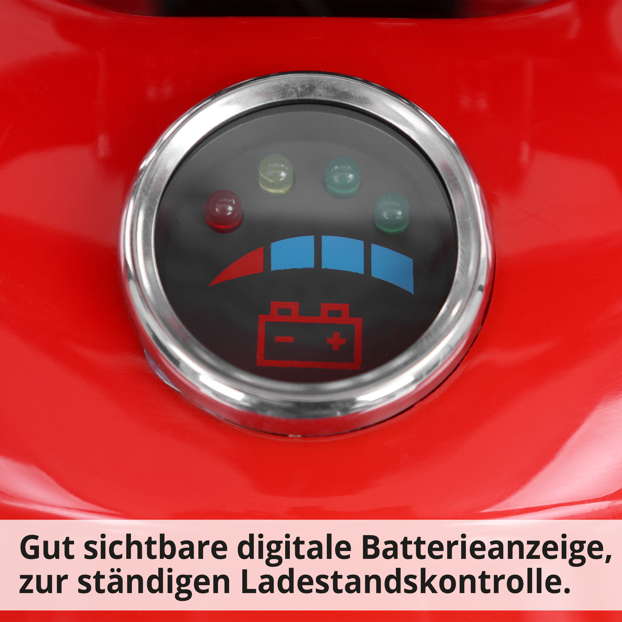 Elektro Quad; Digitale Batterieanzeige