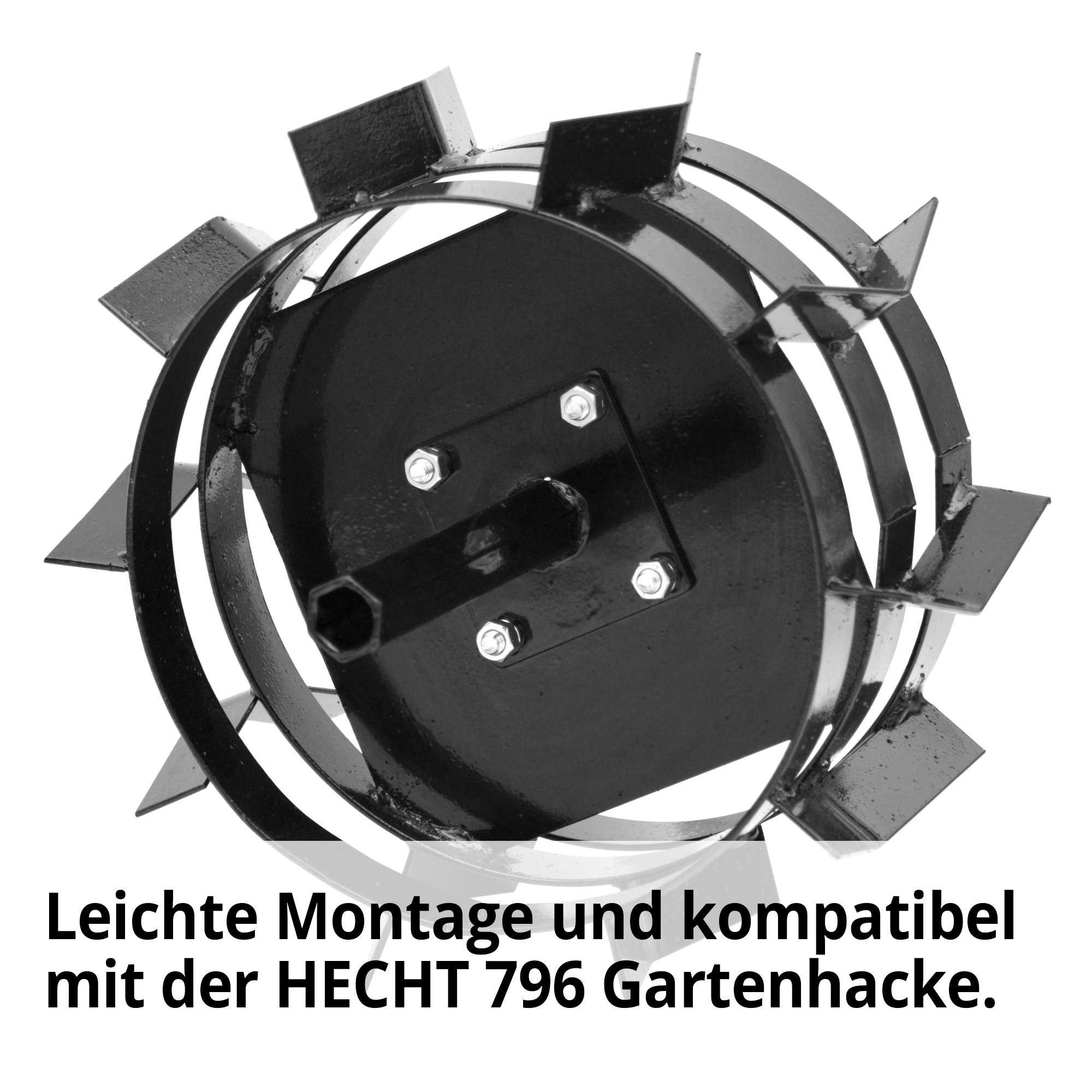 Schaufelradsatz; Leichte Montage und kompatibel mit der HECHT 796 Gartenhacke