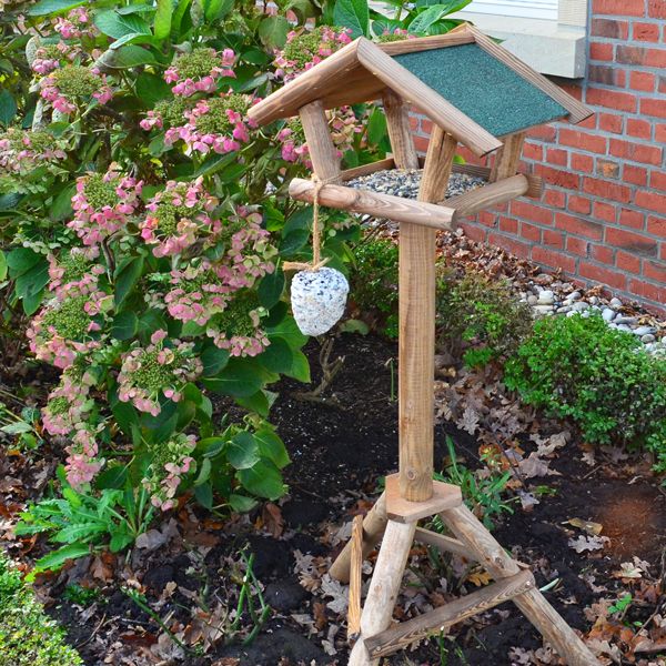 Vogelhaus mit Ständer; Einfach zu säubern und zu befüllen
