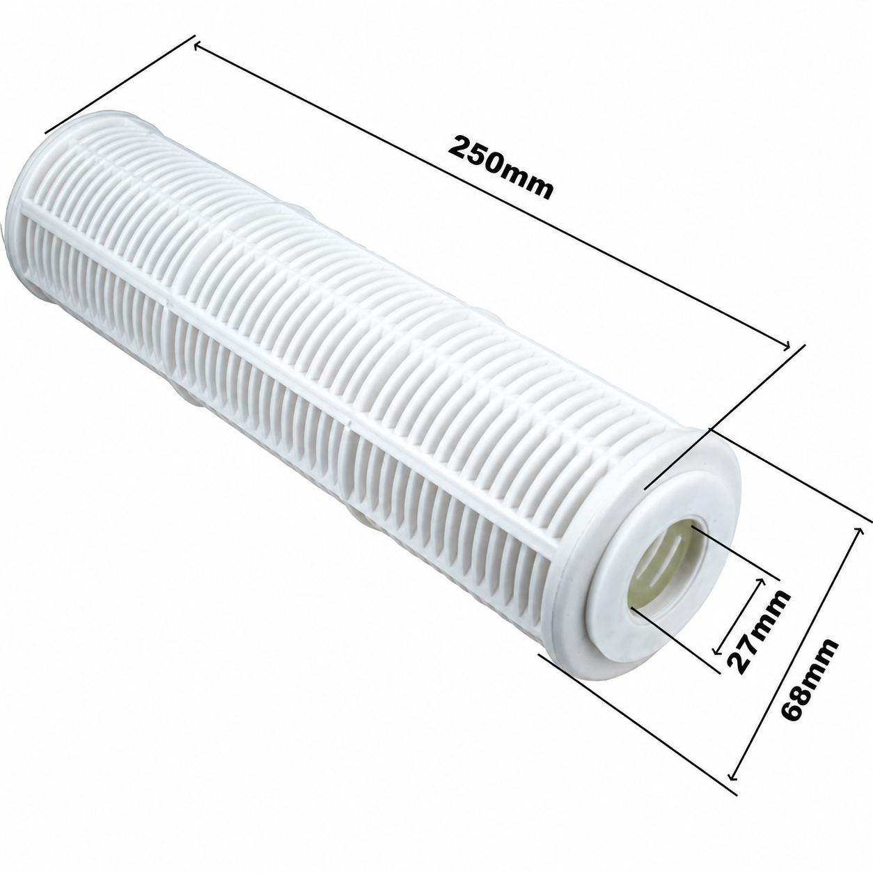 Filterkartusche für einen Wasserfilter 68x250mm