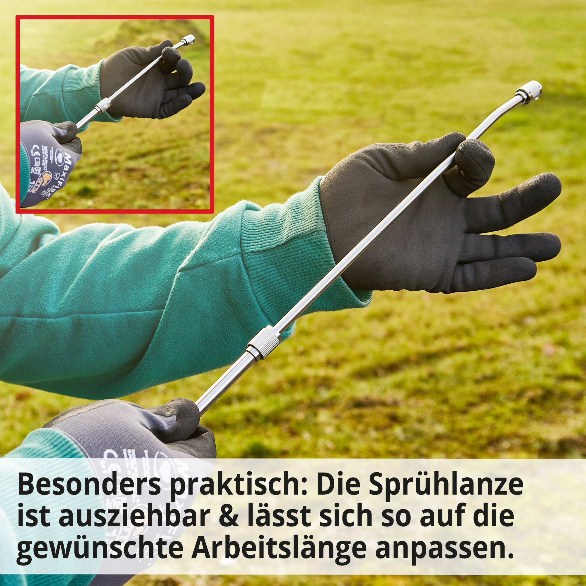 HECHT Akku Gartenspritze 4005 Akku Gartenspritze mit variabler Sprühlanze
