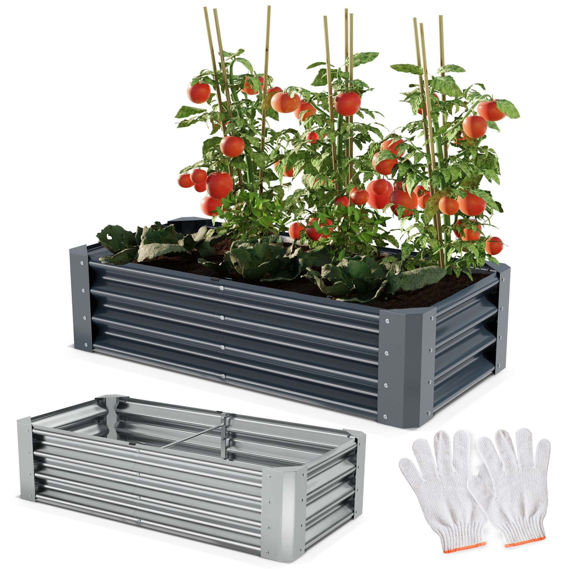 Hochbeet Stahl Anthrazit - In verschiedenen Farben erhältlich