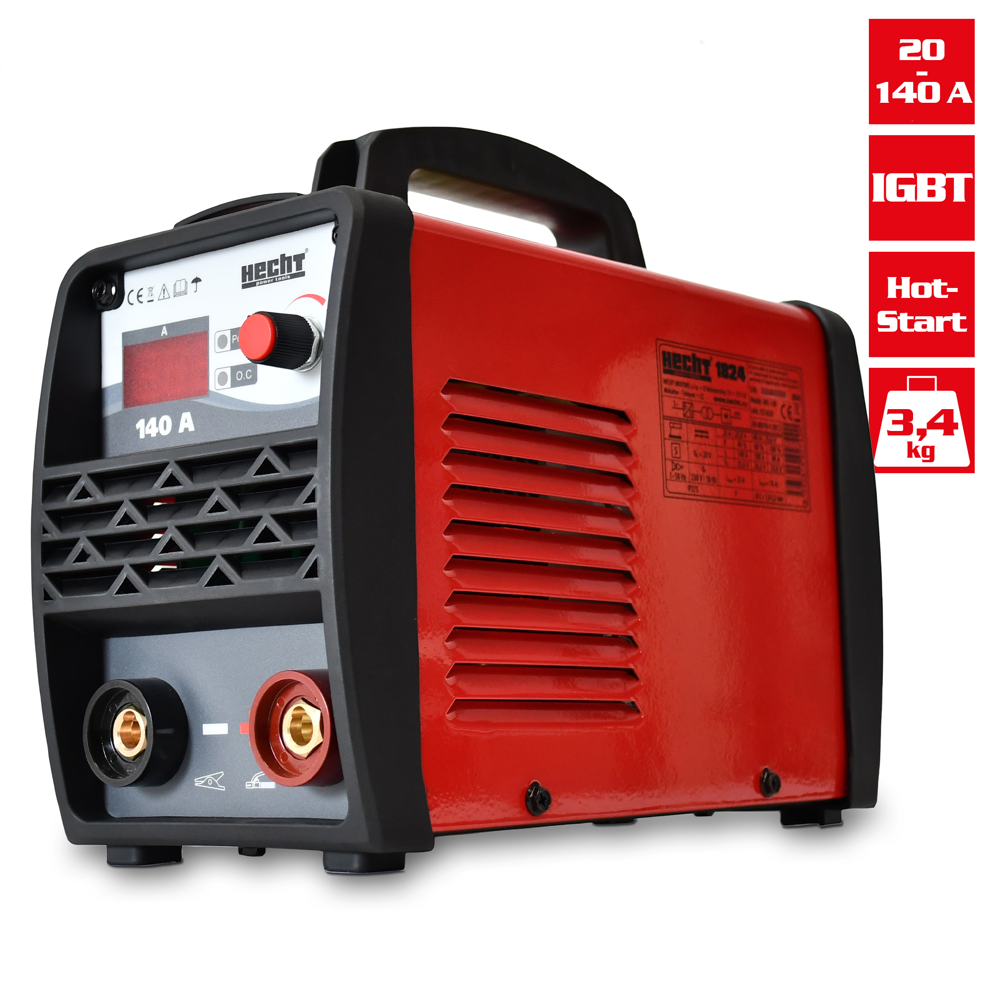 HECHT 1824 MMA Inverter Schweißgerät mit vielen Vorteilen