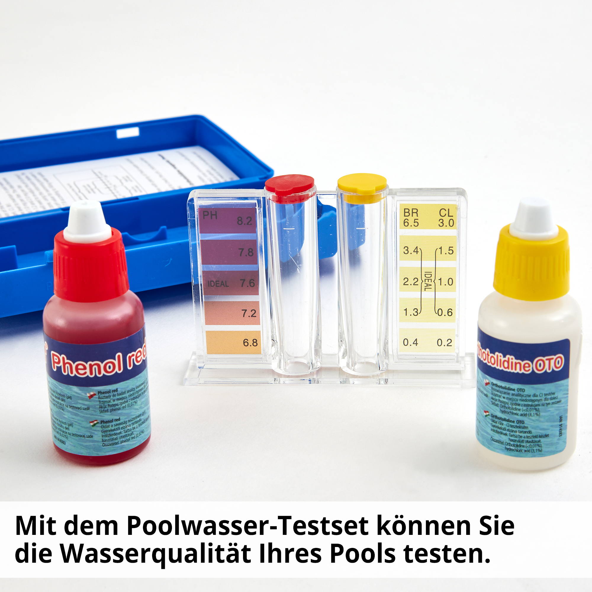 HECHT Poolwasser-Test-Set »060601« Zum Testen der Wasserqualität