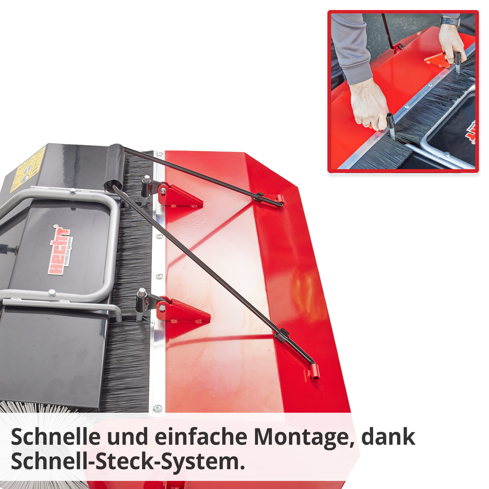 Auffangbehälter HECHT 008680 B mit Schnell-Steck-System für werkzeuglose Montage