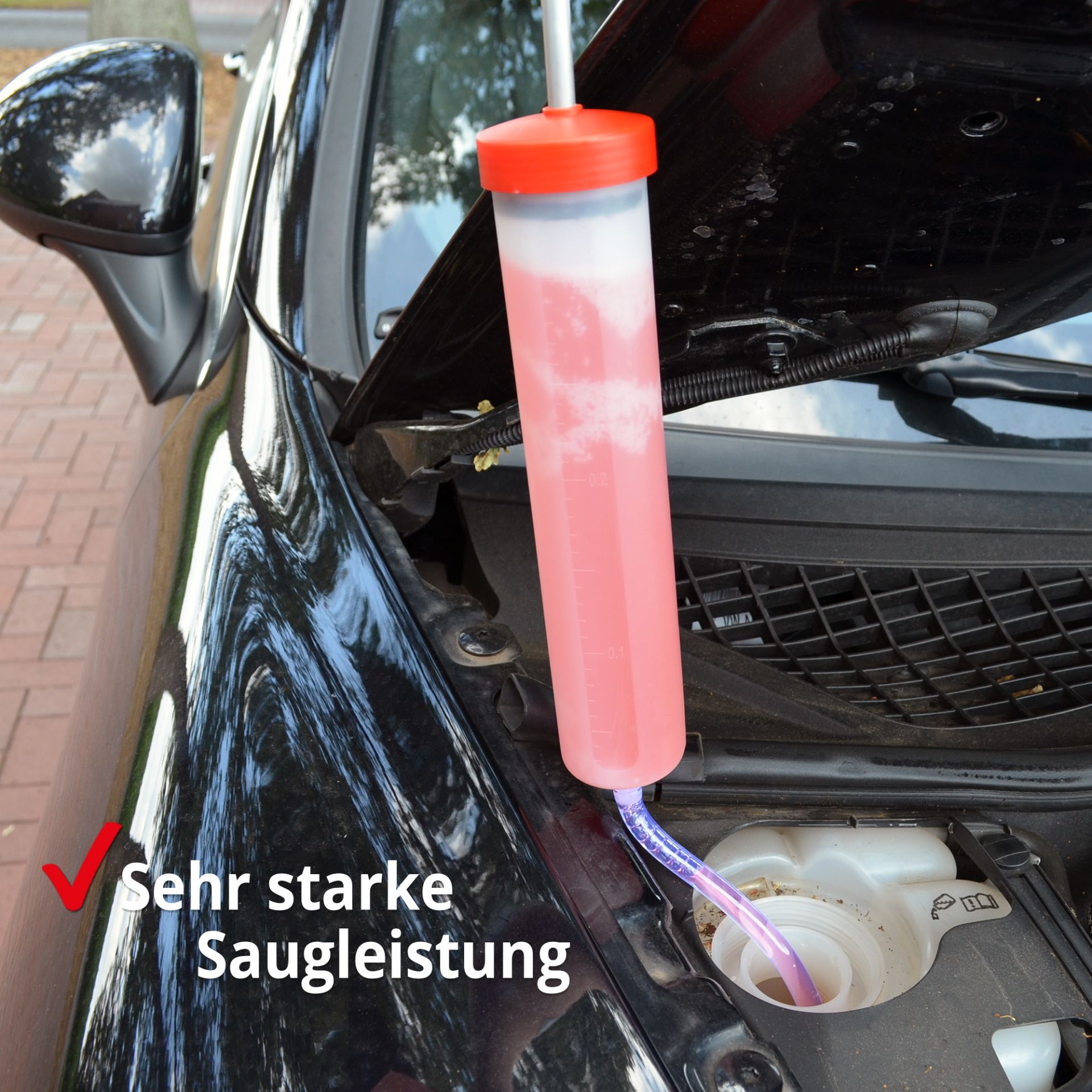 HECHT Profi Absaug Set »Ölpumpe« mit starker Saugleistung