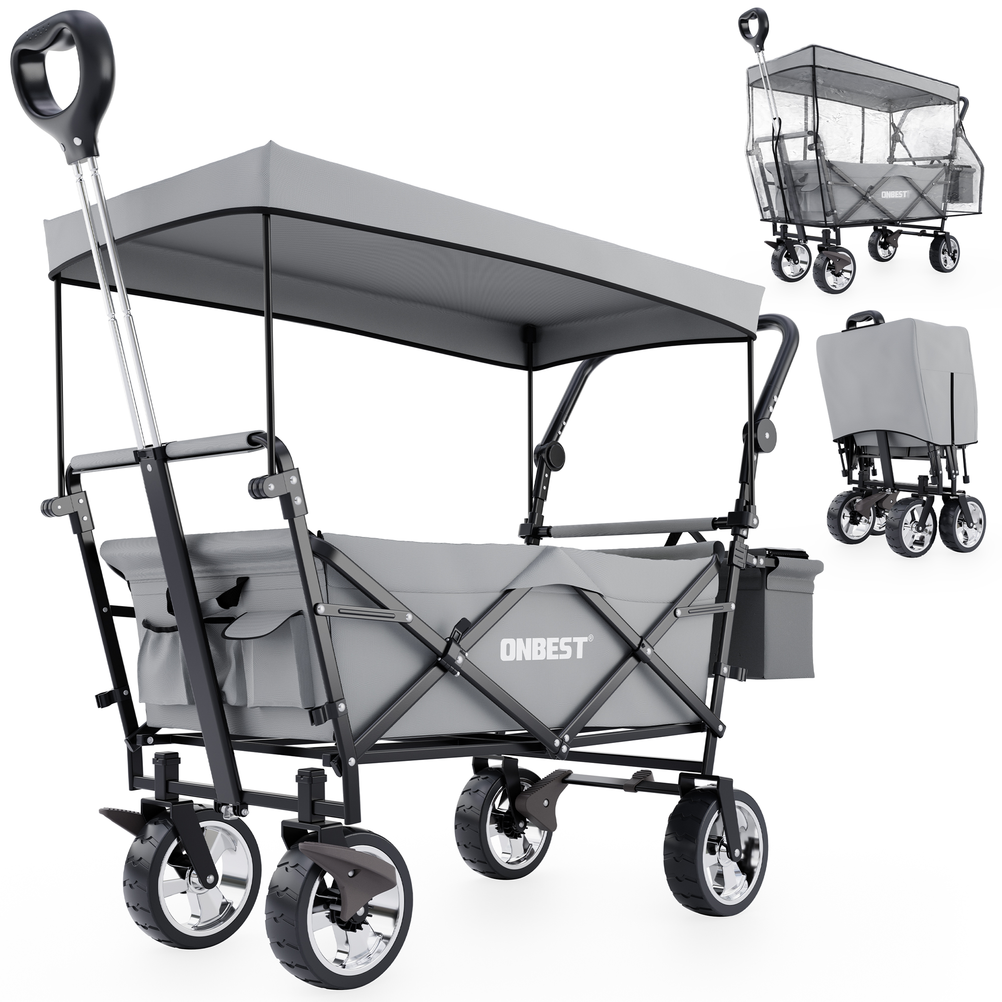 Bollerwagen mit Dach
