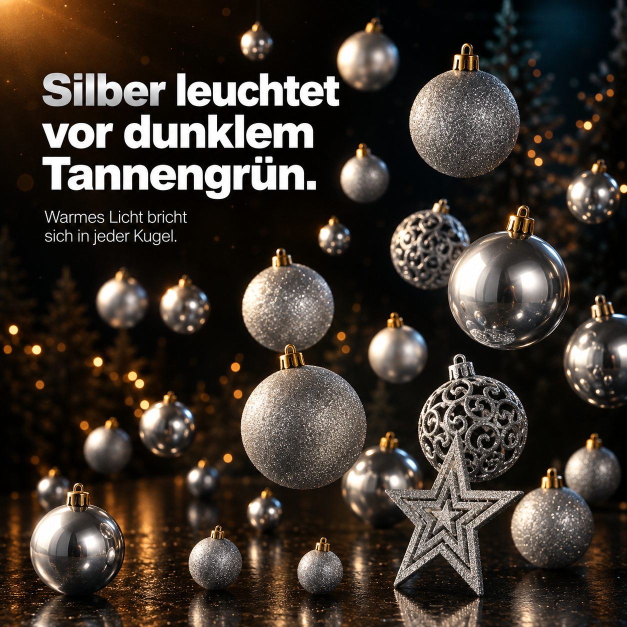 ONBEST Weihnachtskugeln im Vergleich: 128 Teile mit Stern und Karten (Dieses Bild wurde mit Hilfe von KI generiert.)