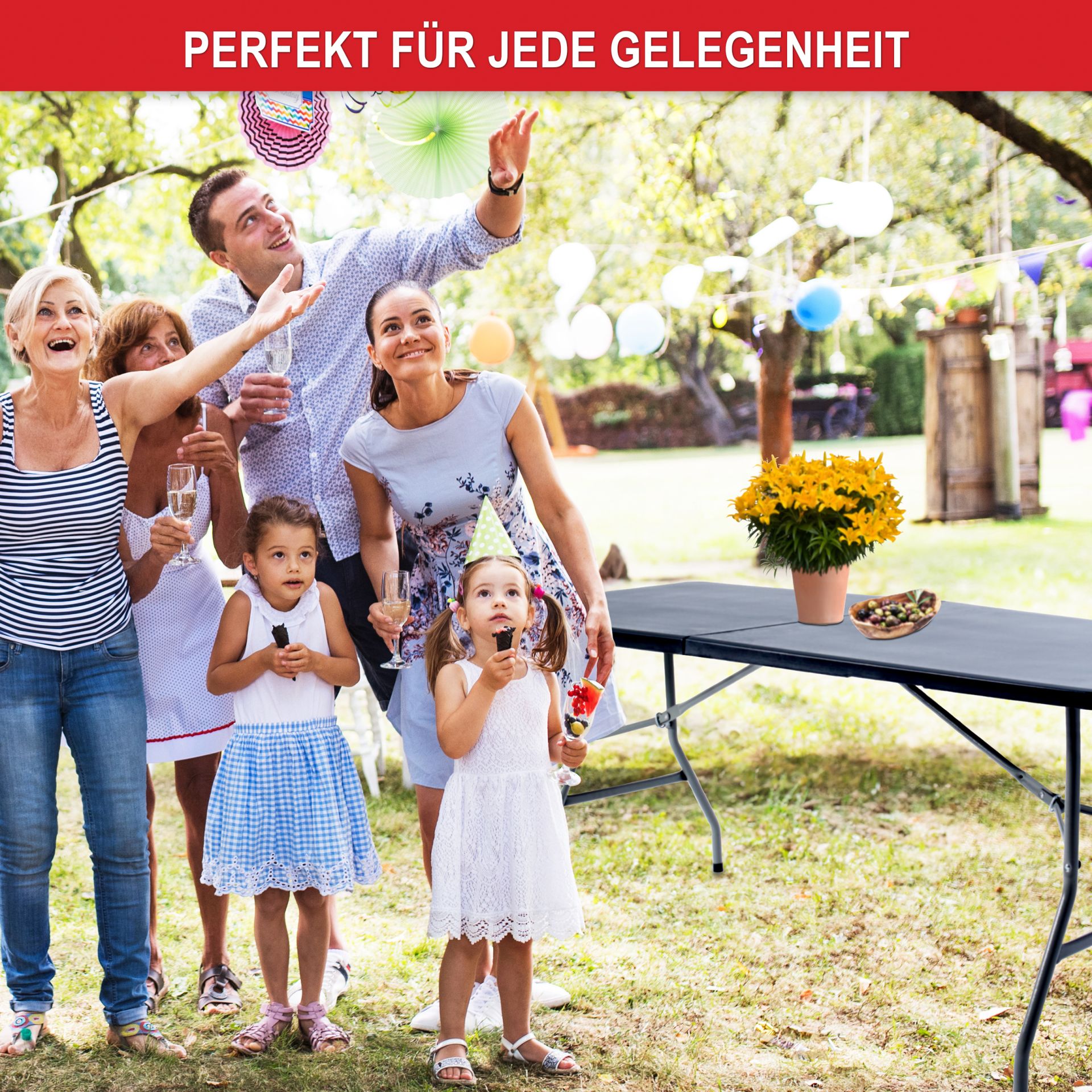 Klapptisch Borkum - Perfekt für jede Gelgenheit Klapptisch Borkum - Perfekt für jede Gelgenheit