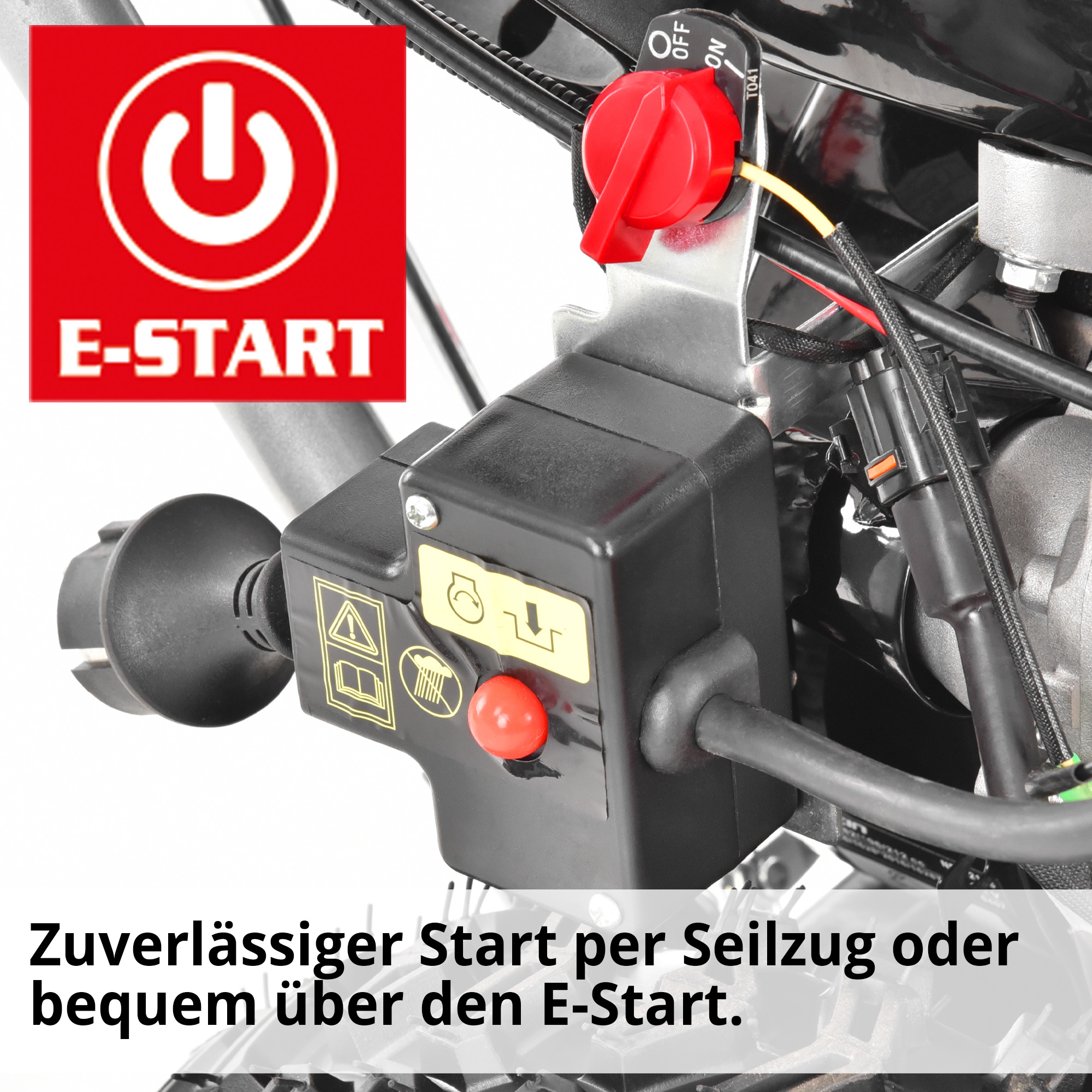 Benzin-Schneefräse mit schnellen Elektro-Start 