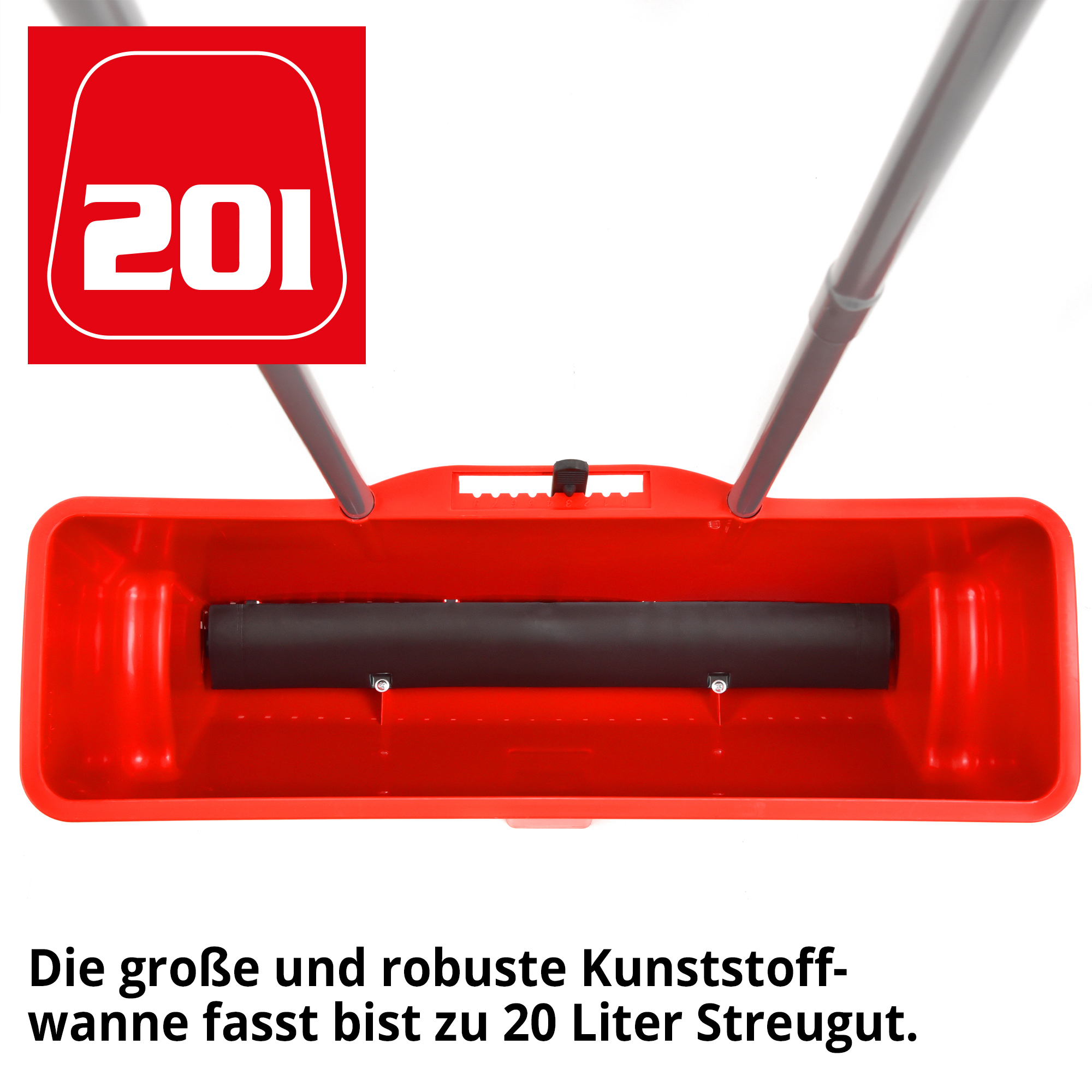 HECHT Streuwagen 220 Kunststoffwanne mit hohem Volumen
