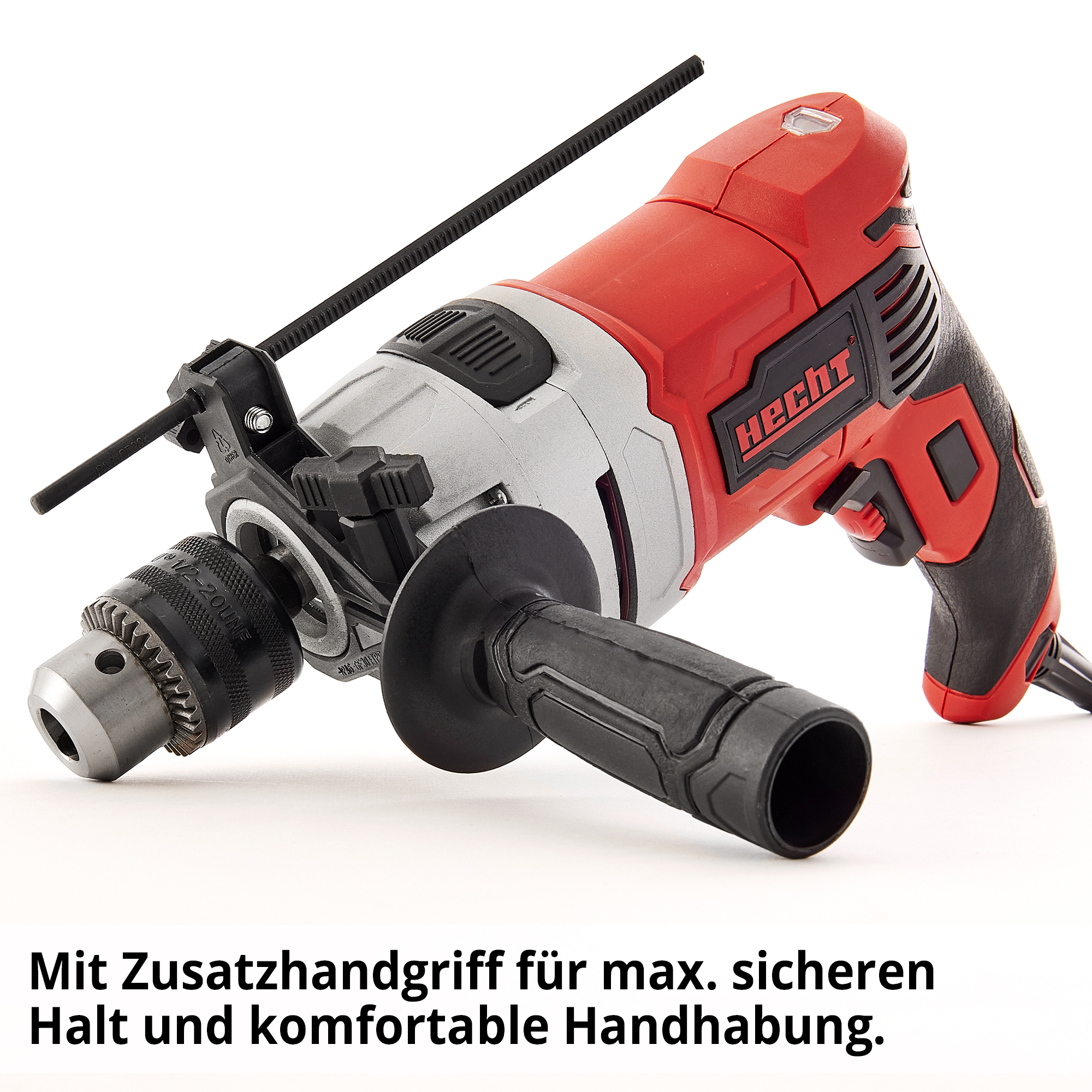HECHT 1109 Bohrhammer; Mit Zusatzhandgriff für max. sicheren Halt und komfortable Handhabung 