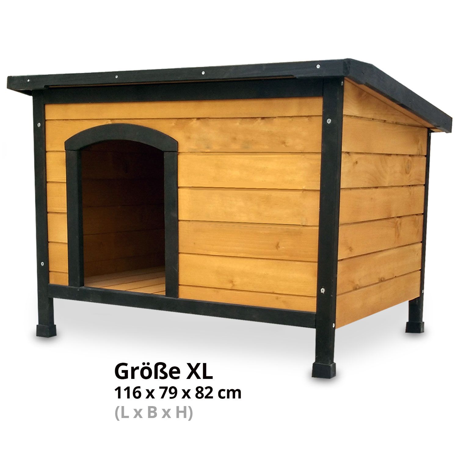Carlo Hundehütte XL; 116 x 79 x 82 Zentimeter