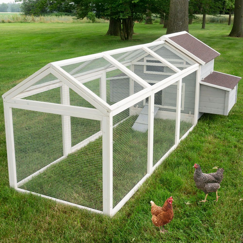Auslauf für Hühnervoliere Betty; stabiler Draht