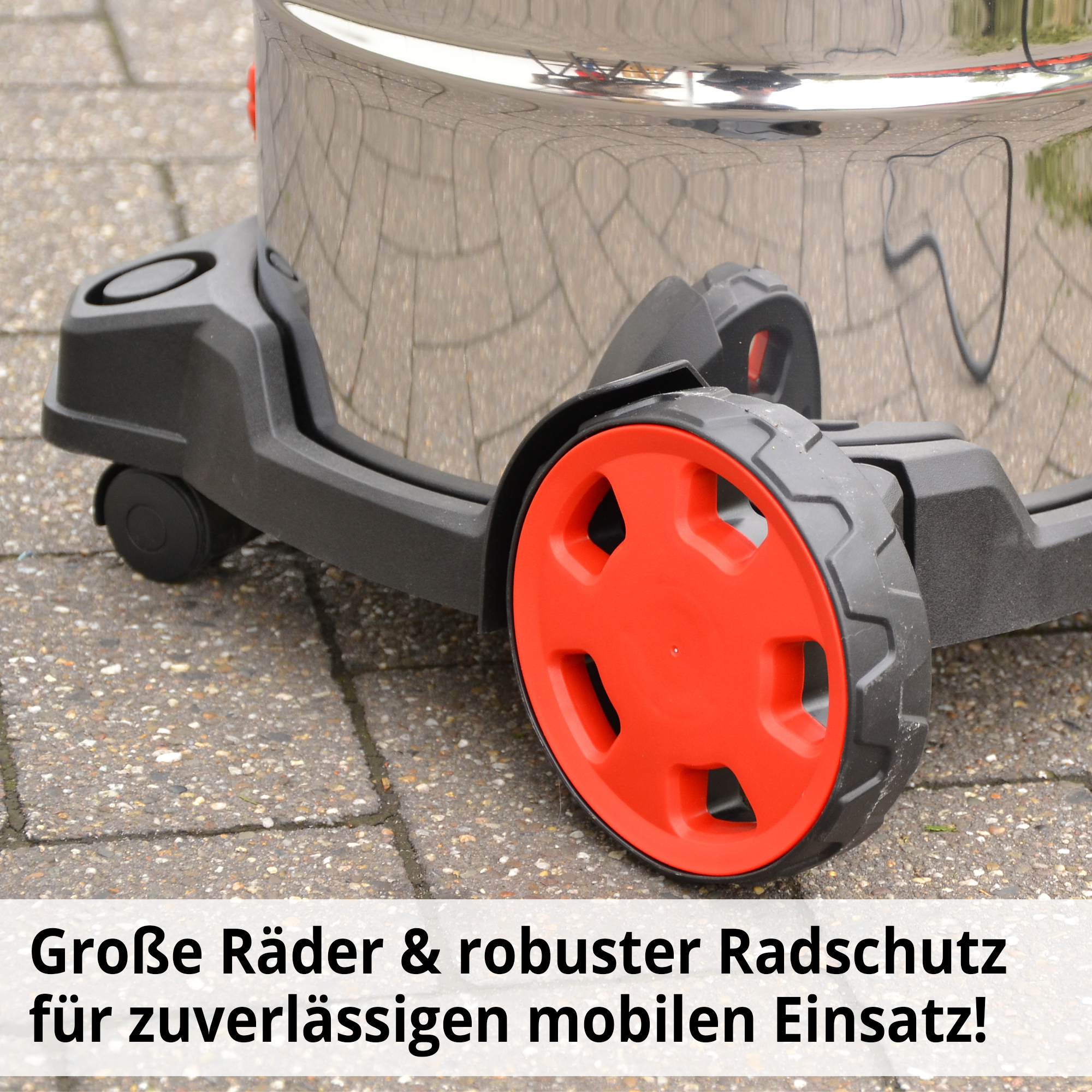 Industriesauger HECHT 8335Z mit Zubehör wie Filter, Teleskoprohr und Bodendüse
