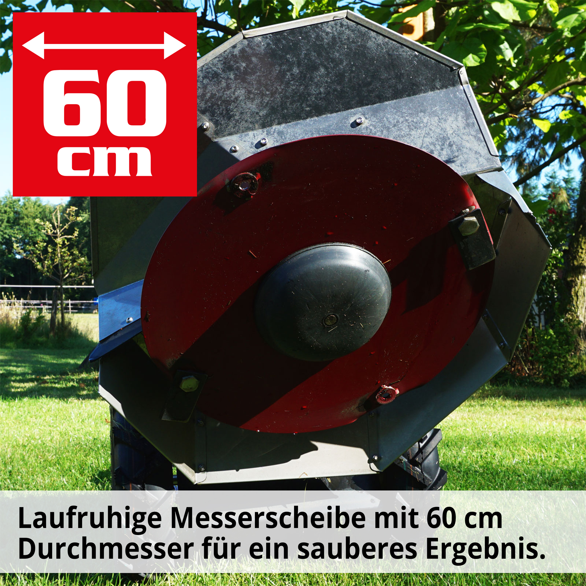 Hecht Kreiselmäher mit 60 cm Arbeitsbreite  Hecht Kreiselmäher mit 60 cm Arbeitsbreite