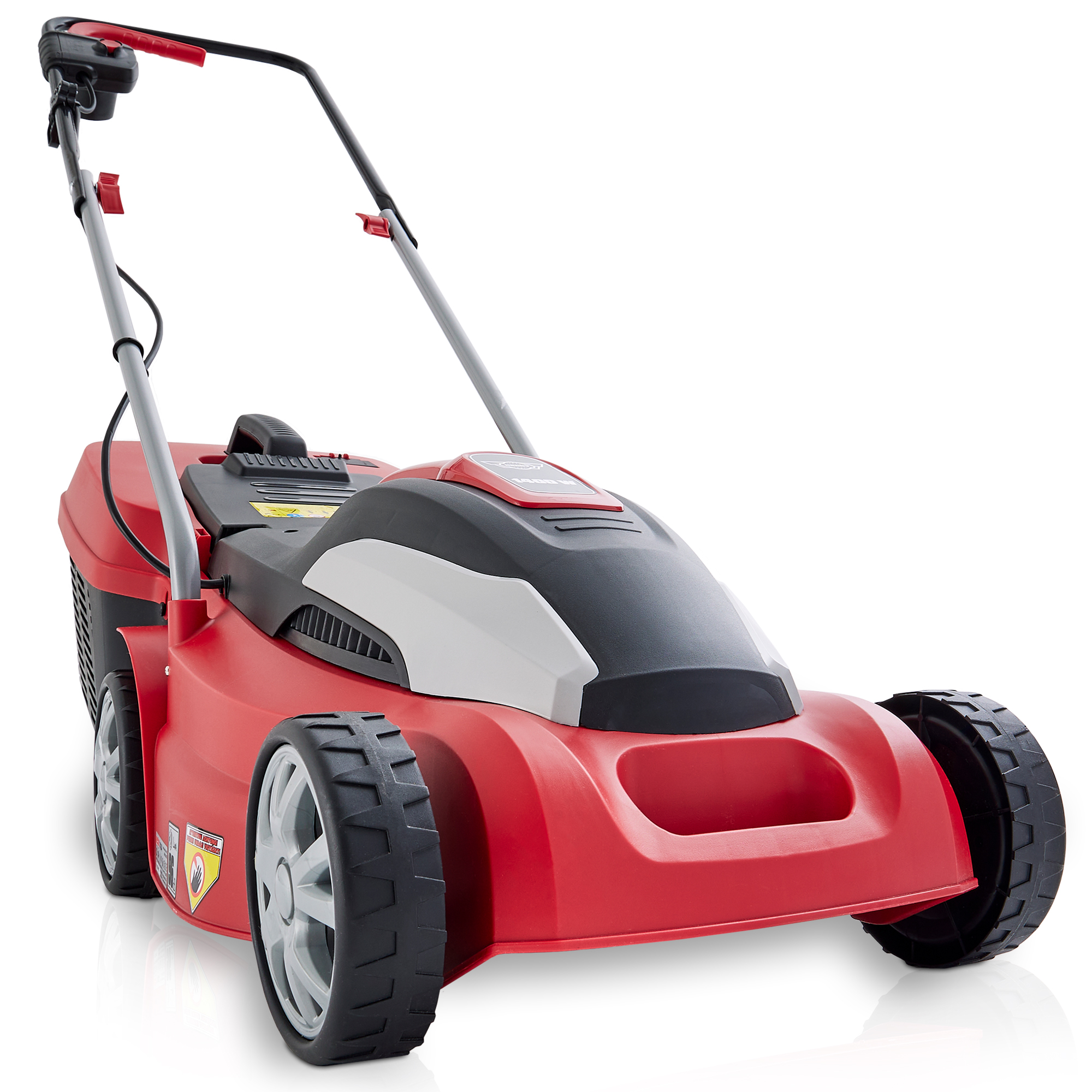 Hecht Elektro-Rasenmäher 1434 mit 34 cm Schnittbreite und 1400 Watt Elektro-Motor 