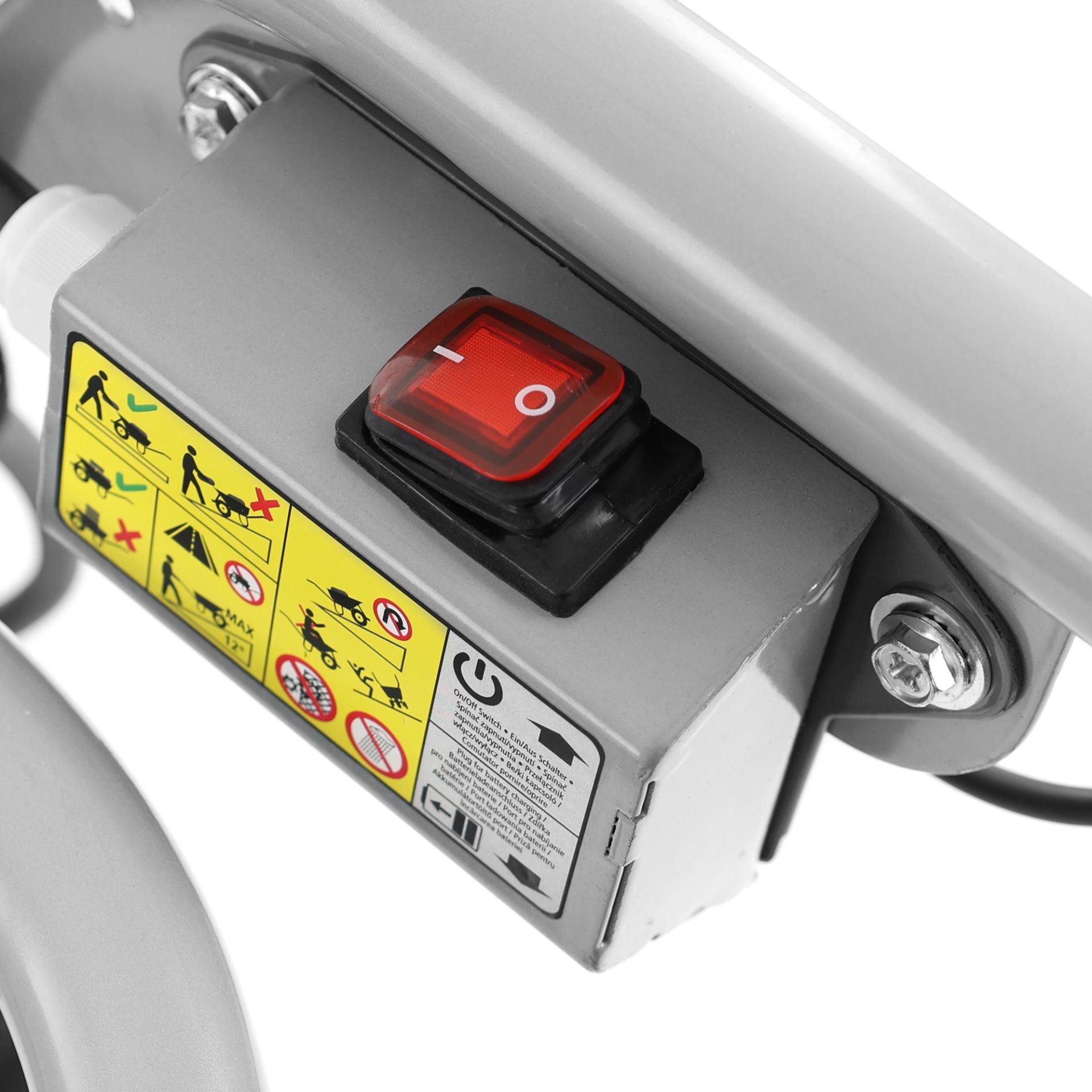 Elektro-Schubkare schneller und sicherer Start  per Knopfdruck 