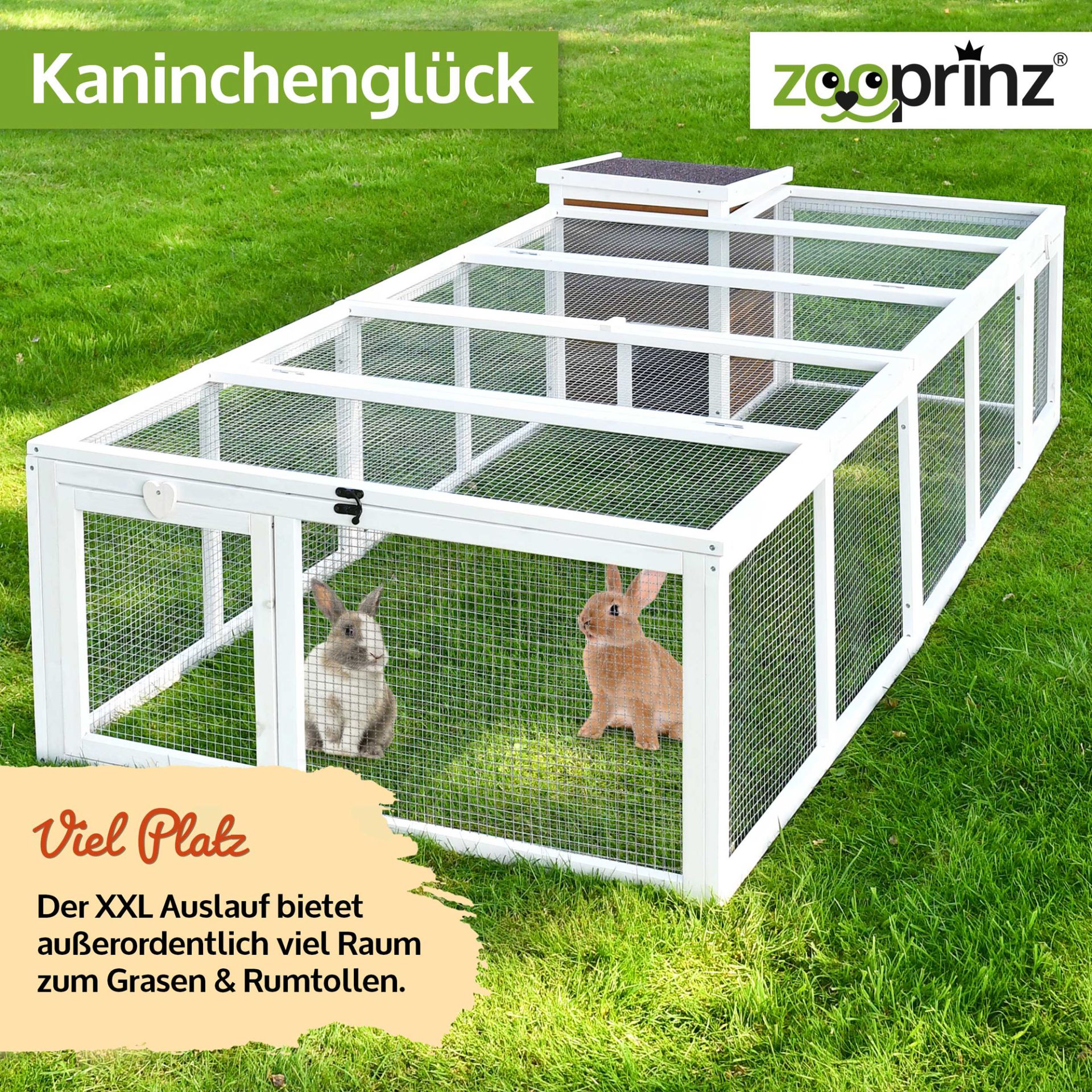 Hasenstall Rabbit Run Comfort; Viel Platz
