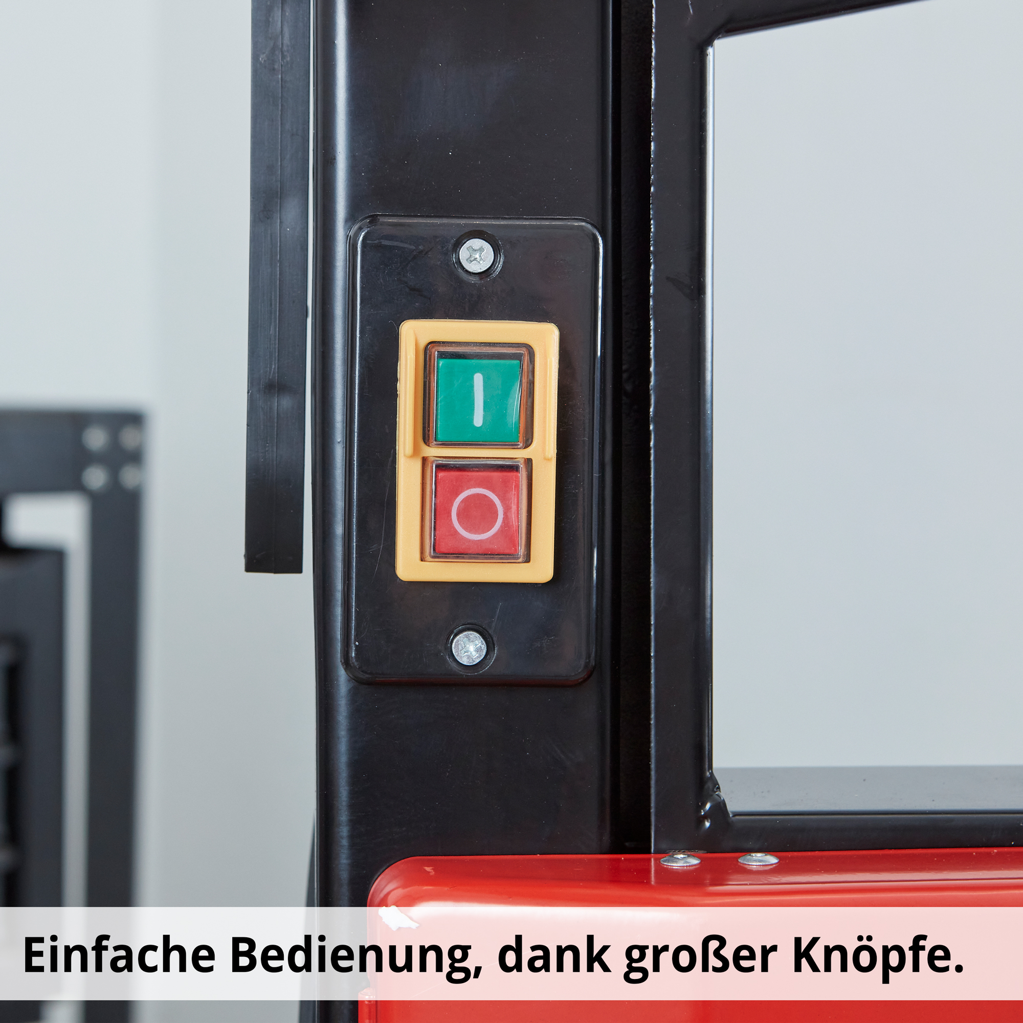 HECHT 8950 Bandsäge; Einfache Bedienung, dank großer Knöpfe