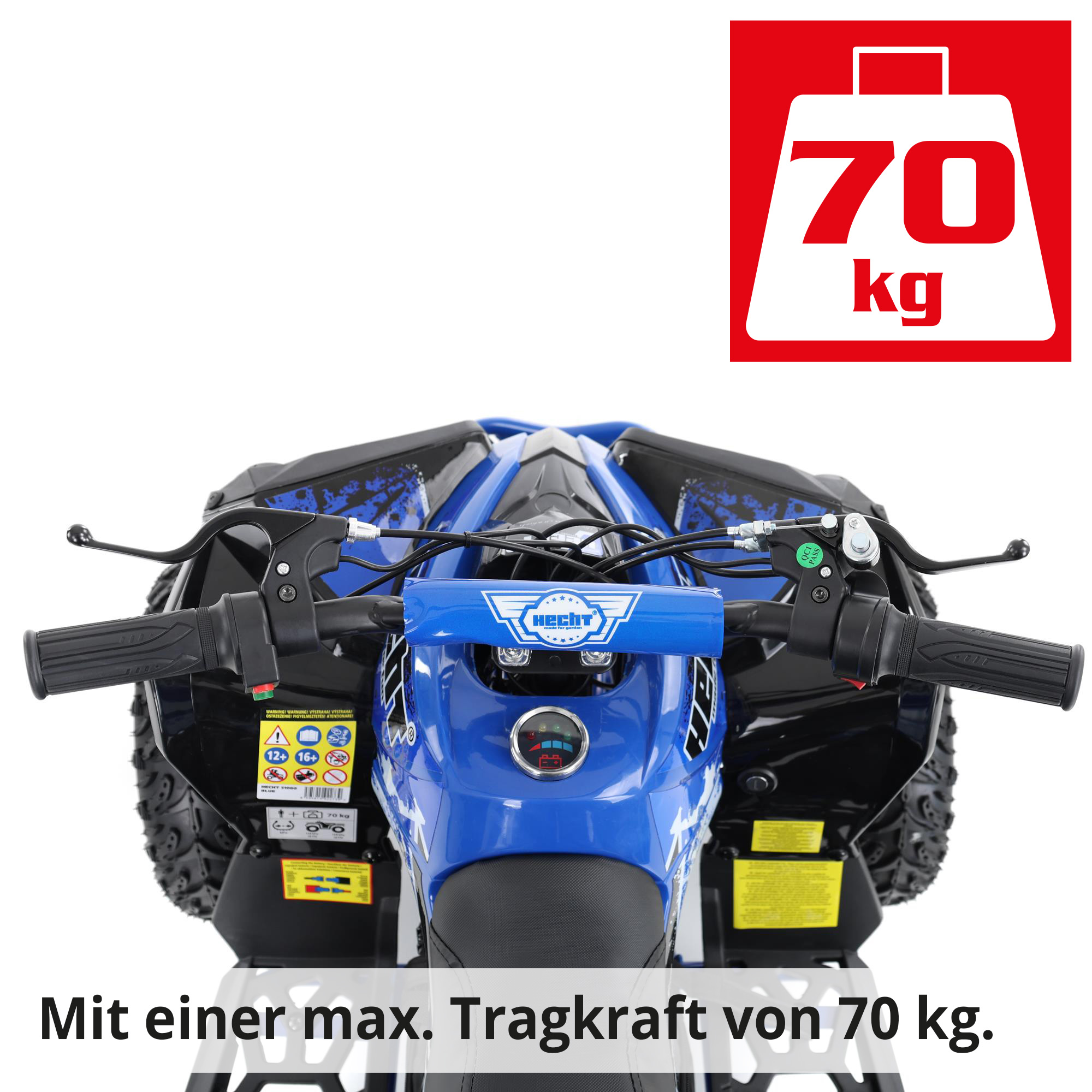 Elektro Quad; Maximale Tragkraft von 70 Kilogramm