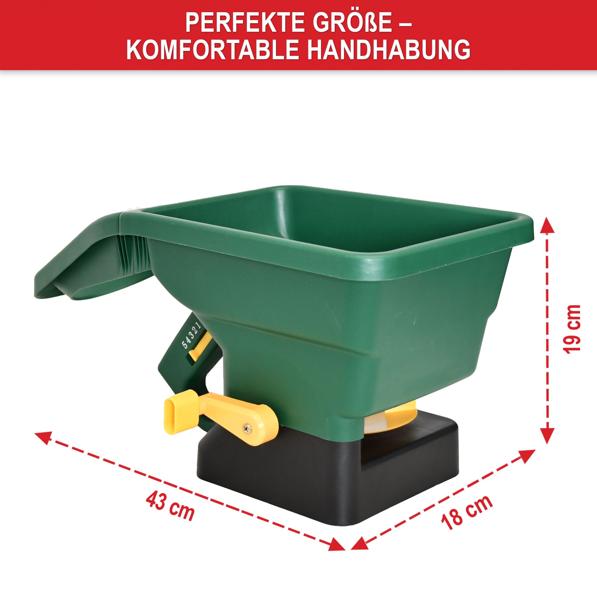 Handstreuer HS30 - Perfekte Größe; komfortable Handhabung