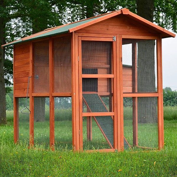 Hühnervoliere Premium XXL großer Hühnerstall mehrstöckig Zooprinz 