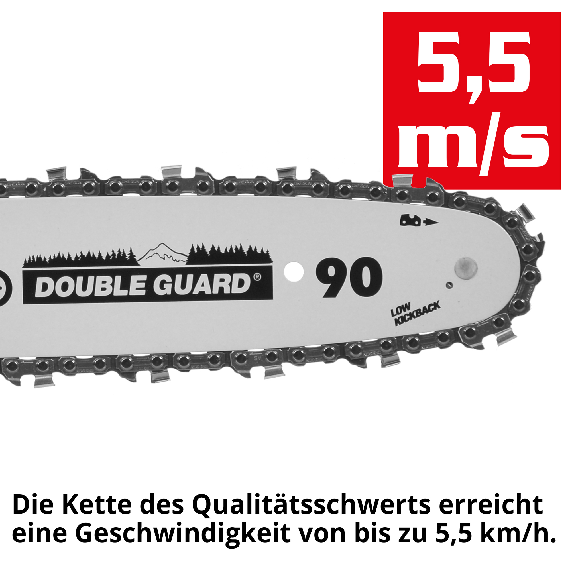 HECHT Akku Kettensäge 920 Akku Kettensäge mit Qualitätsschwert