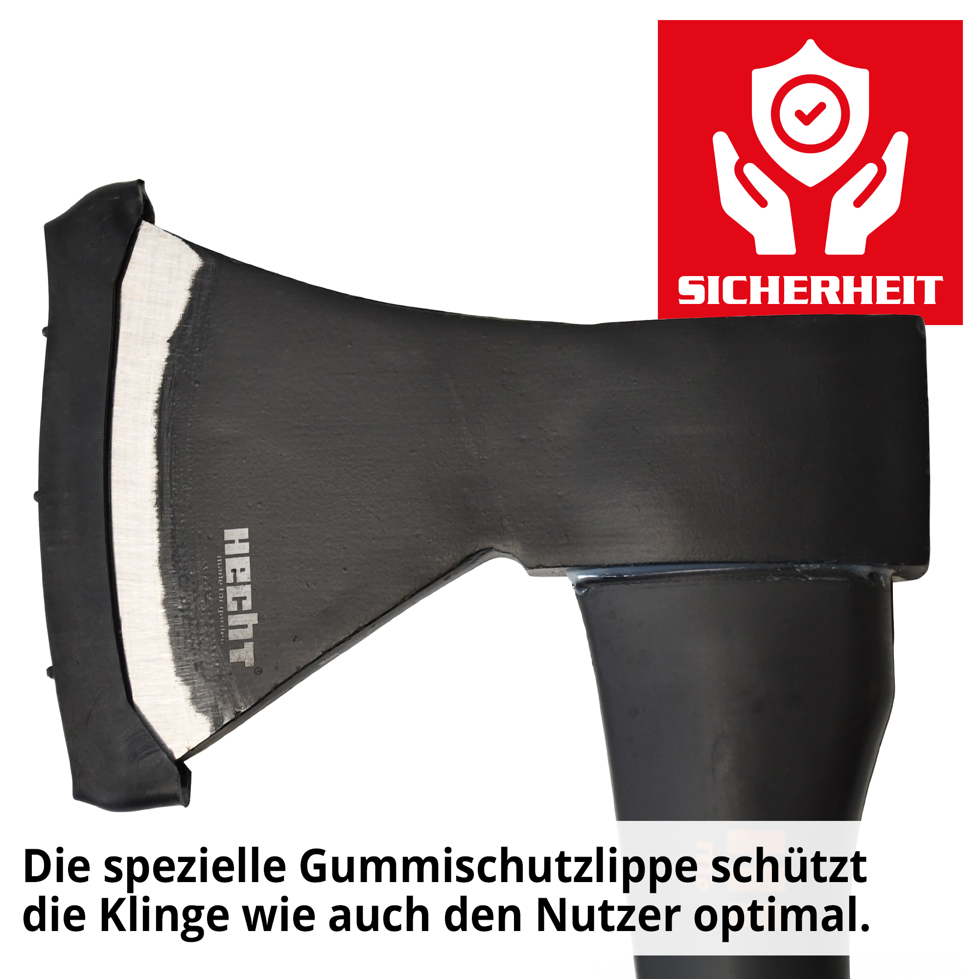 HECHT 4er Axt Set »Nr. 8« Axt-Set mit Gummischutz