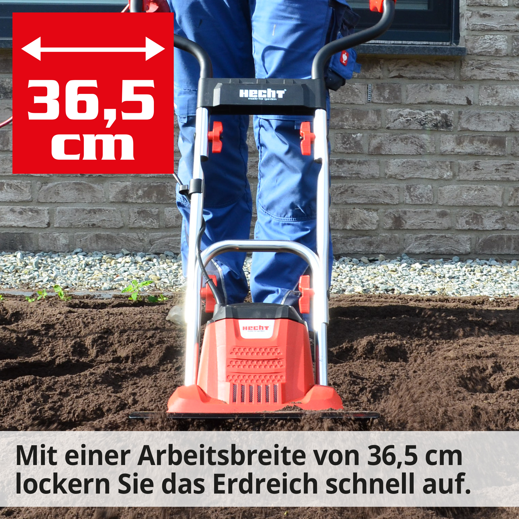 Gartenhacke; 36,5 Zentimeter Arbeitsbreite