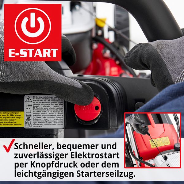 HECHT Benzin-Rasenmäher »548 SWE« Benzin-Rasenmäher mit praktischem E-Starter HECHT Benzin-Rasenmäher »548 SWE« Benzin-Rasenmäher mit praktischem E-Starter