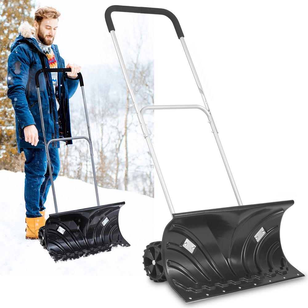 HECHT Schneeschieber 661 GT Schneeschieber mit ergonomischem Griff 