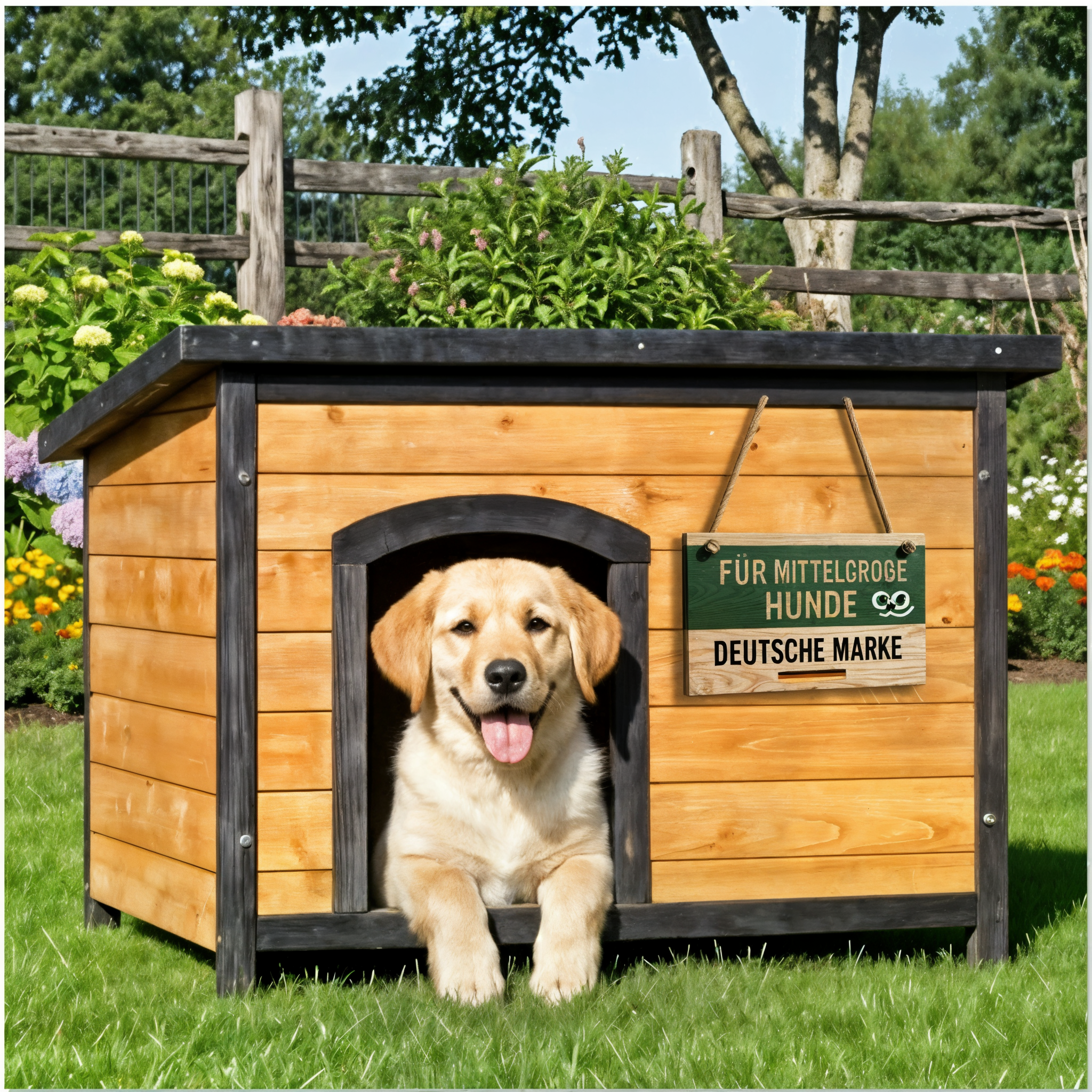 Hundehütte Carlo L für mittlere Hunde von zooprinz Hundehütte Carlo L für mittlere Hunde von zooprinz